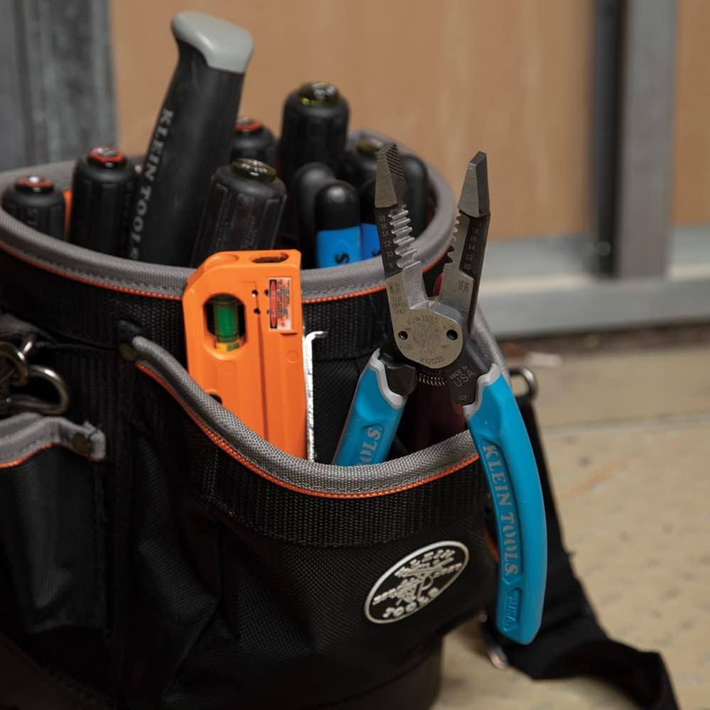 Klein Tools K12035 Klein-Kurve Wire Cutters, Heavy Duty Wire Stripping Tool, Made in USA image number 5