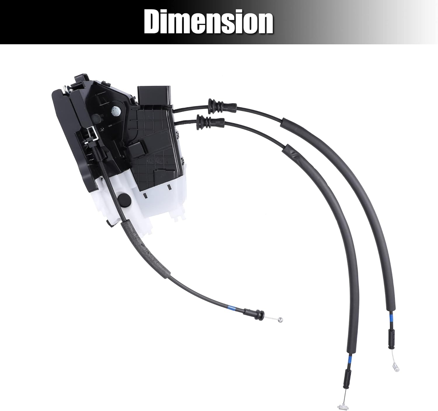 X AUTOHAUX 81410-D3000 Rear Left Side Door Latch Lock Actuator Assembly for Hyundai Tucson 2016 2017 2018 2019 2020 Metal image number 5