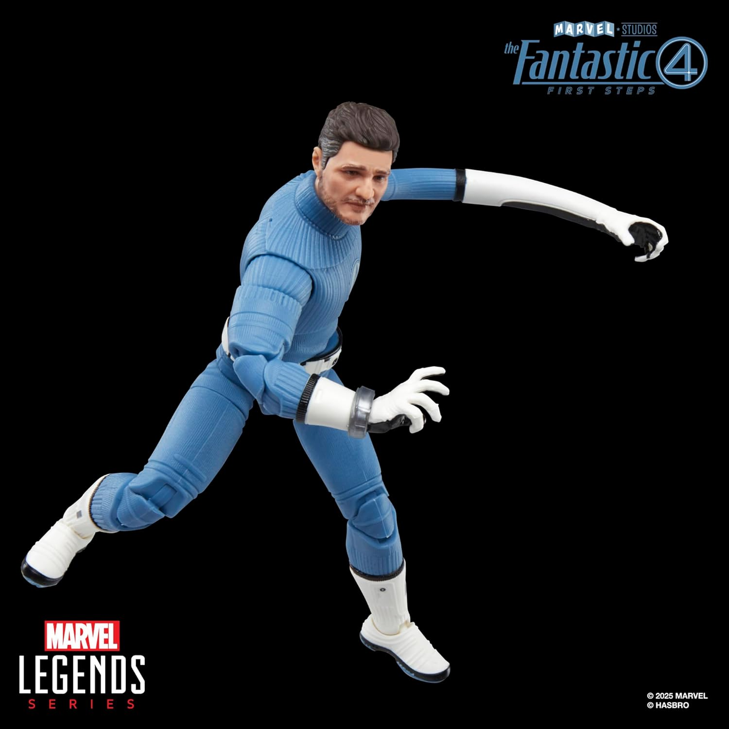 Marvel Legends Series Mister Fantastic, the Fantastic Four: First Steps Movie, Reed Richards Collectible 6 Inch Action Figure Toy, Superhero Toys for Boys and Girls Ages 4+ image number 3