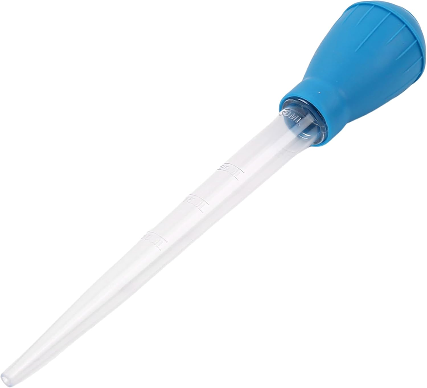 2Pcs Manual Fish Tank Cleaning Tools,30Ml Aquarium Water Changer,21 Inches Multifunction Siphon Dropper for Fish Bowl Waste Remover,Aquarium Bottom Gravel Waste Clean,Coral Feeder(Blue) image number 5