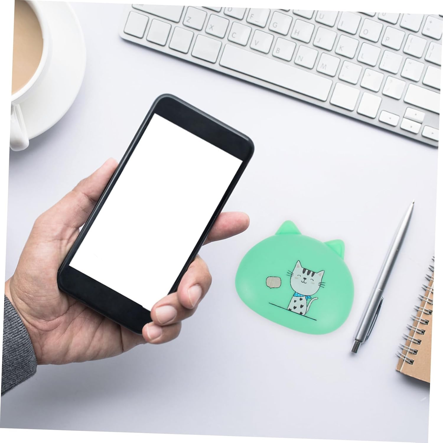 ASAKKURA In-Ear Wired Earbuds with Microphone for Smartphones, Portable Green Corded Earphones for Mobile Calls and Gaming image number 3