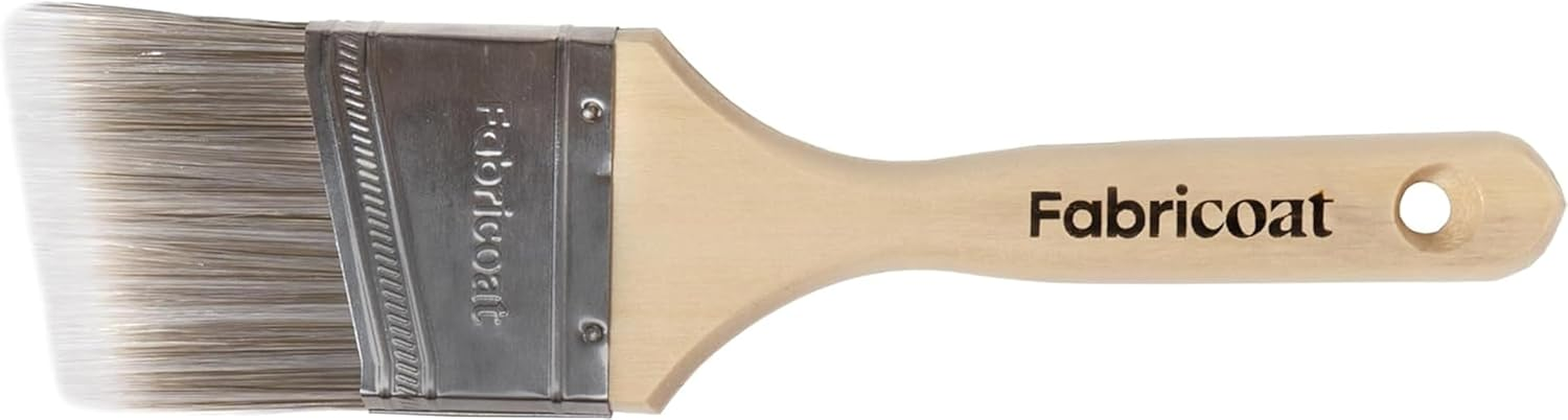 60Mm / 2.5 Inch Fabricoat Paintbrush &ndash; Angled Cutting in Paint Brush - Firm Bristled Brush with Wooden Handle - Use to Apply Fabricoat Fabric Paint