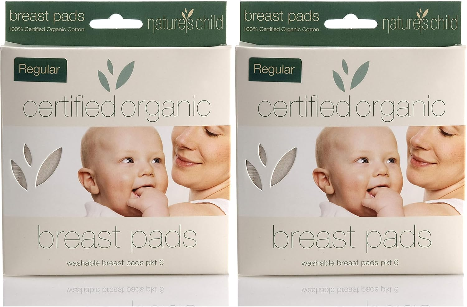 Nature'S Child Organic Reusable Regular Breast Pads X6