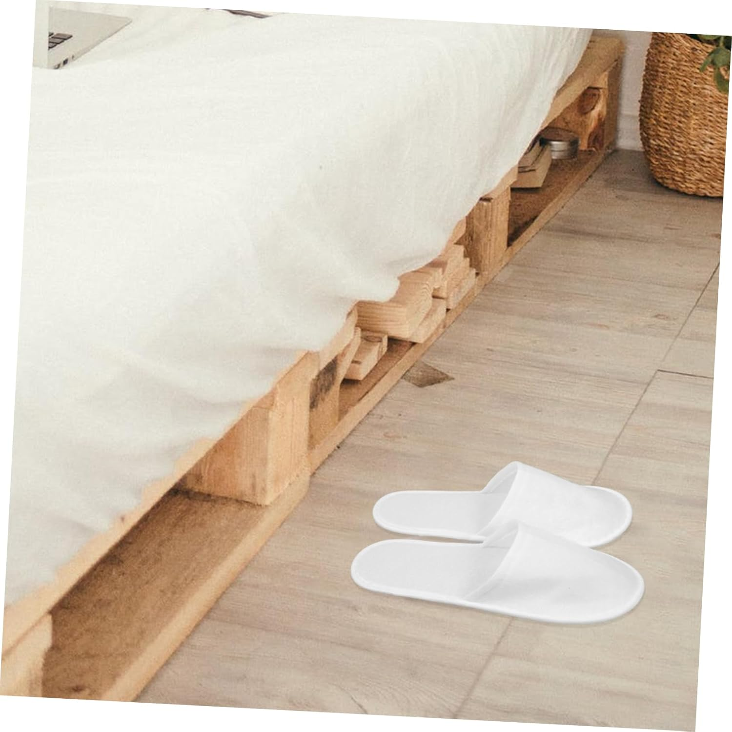 NOLITOY 10Pairs Hotel Guest Slippers Disposable Indoor Shoes One-Off Slipper for Home Travel image number 4