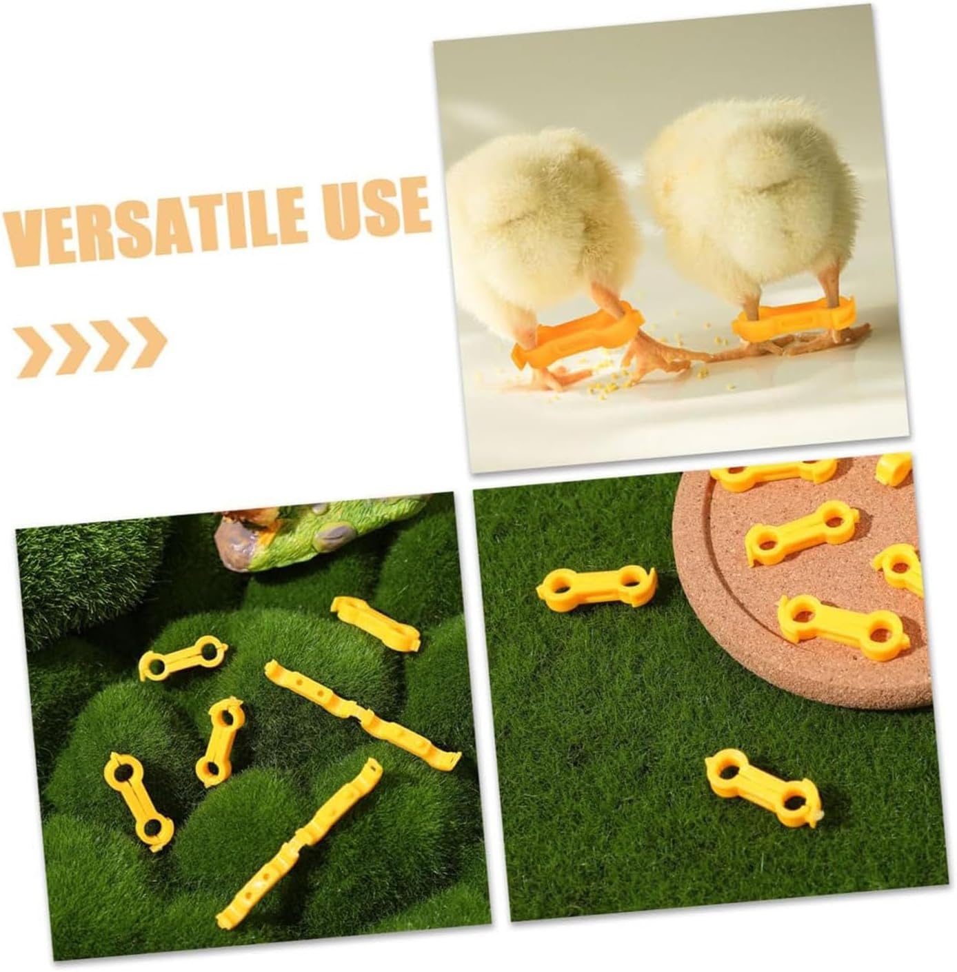 Lexziuo 9PCS Chick Leg Support Brace, Adjustable Bird Leg Alignment Tool for Splayed Leg Fixing on Baby Chicks Ducklings Poultry Small Birds image number 4