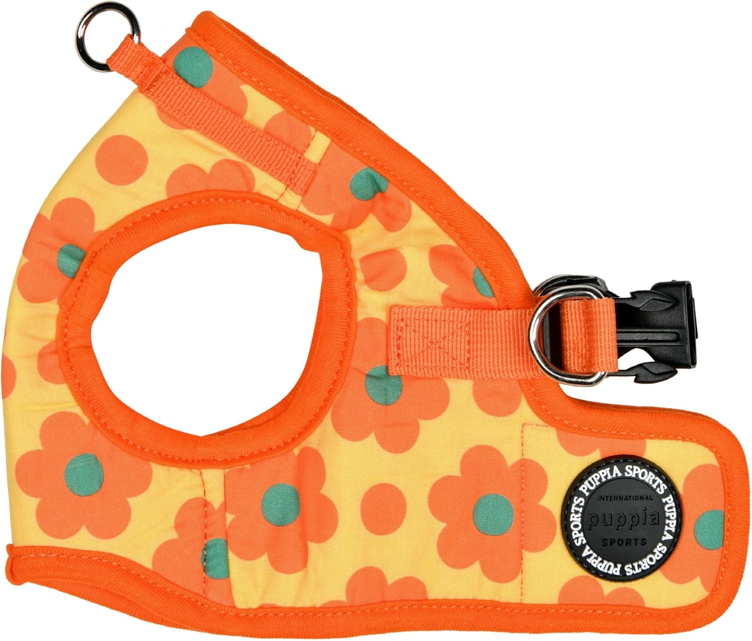 Puppia Theros Dog Vest Harness B (Step-In) Fashionable Striped Pattern Spring Summer Harness for Small and Medium Dogs, Pink, Large image number 5