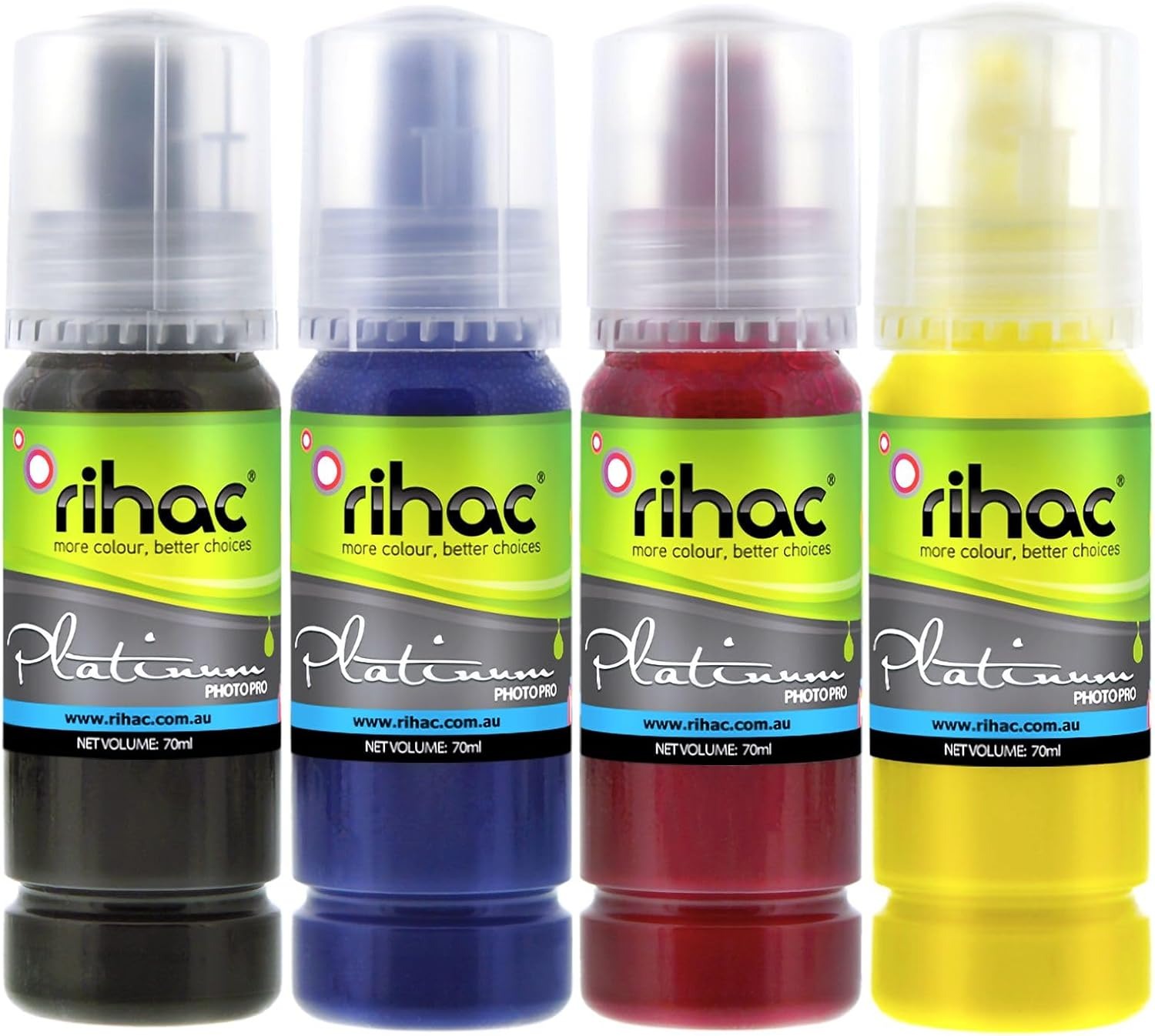 Epson Sublimation Ink Ecotank with ICC Profile for Perfect Results | No Mess Key Nozzle, Eco-Friendly, Non Toxic, Fade Resistant, Cyan Magenta Yellow Black ET-502 ET-512 ET-522 High Yield 70Ml image number 6