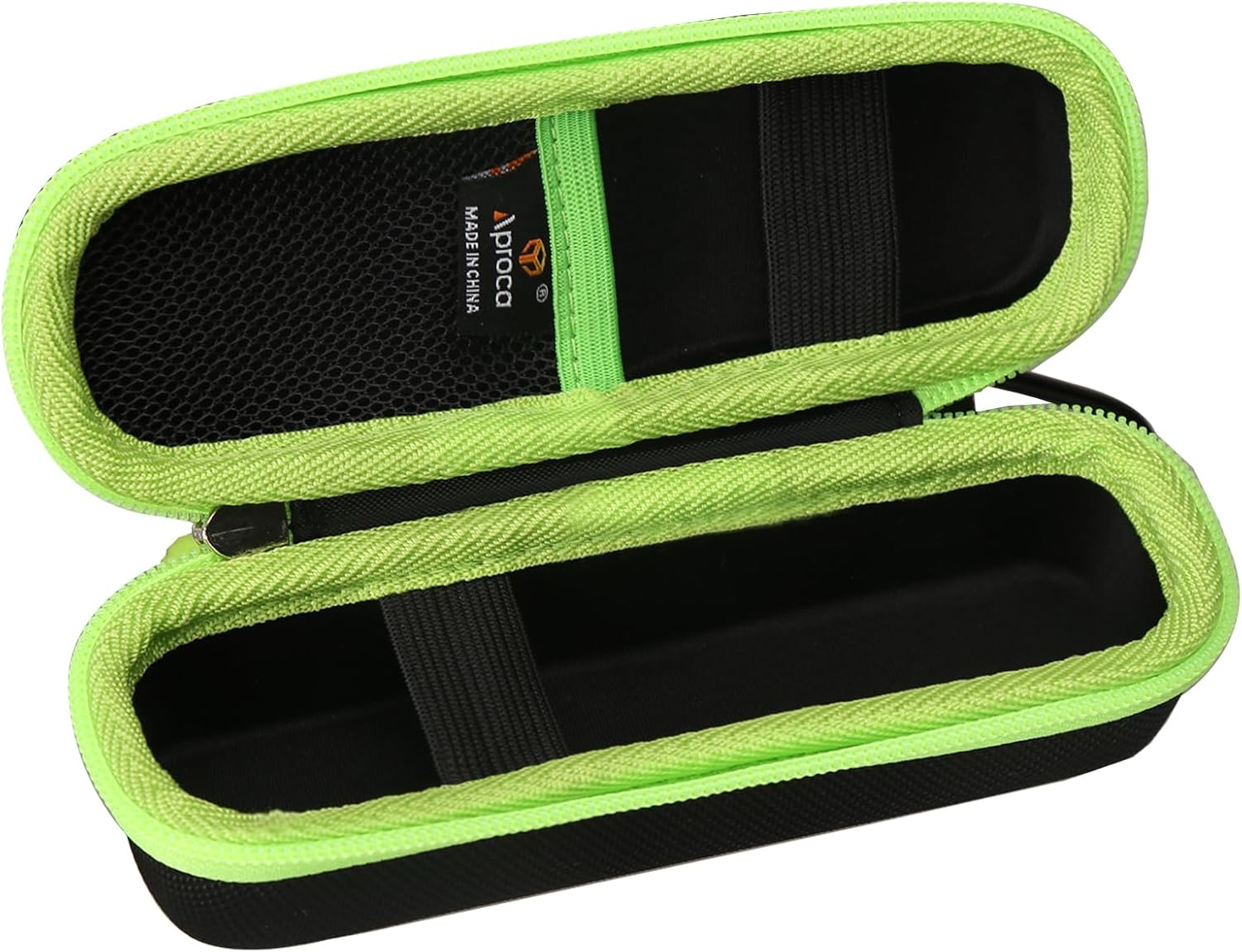 Aproca Hard Travel Storage Carrying Case, for Garmin Hrm-Pro/Hrm-Tri Heart Rate Monitor - Green Zipper image number 5