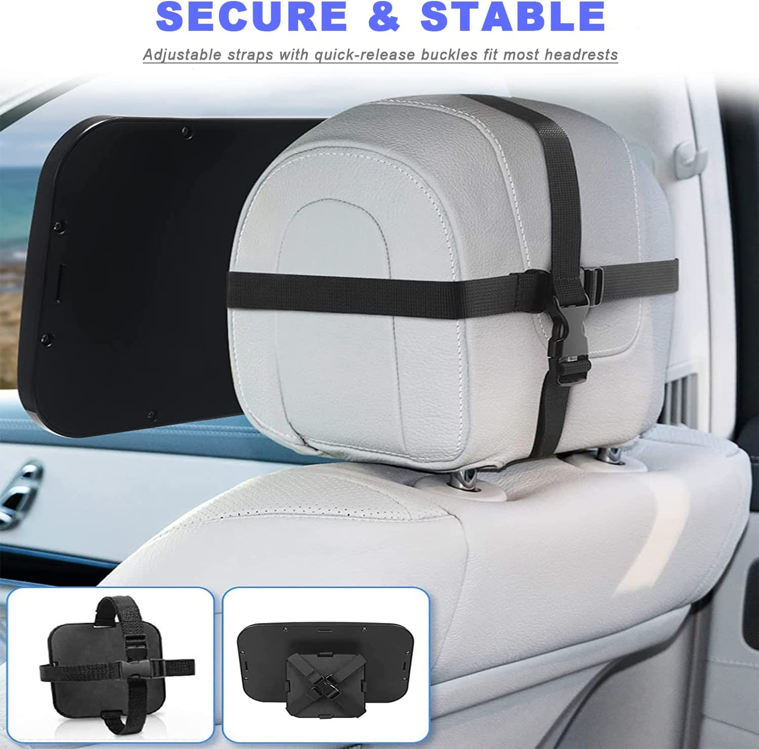 ACEBON Baby Mirror for Car, Backseat Unbreakable Acrylic Mirror, Crystal Clear View of Infant in Rear Facing Car Seat, Safe and Secure image number 5