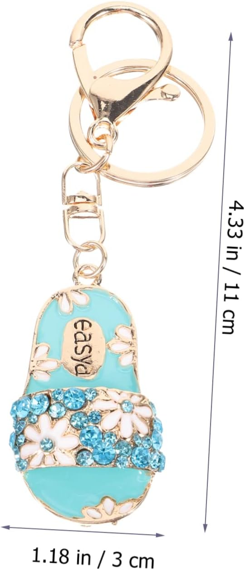 NOLITOY 3Pcs Hawaii Style Key Chain Pendant Keyring Charm Cute Decoration for Bag Hanging Reliable Portable Keychain Ornament image number 4