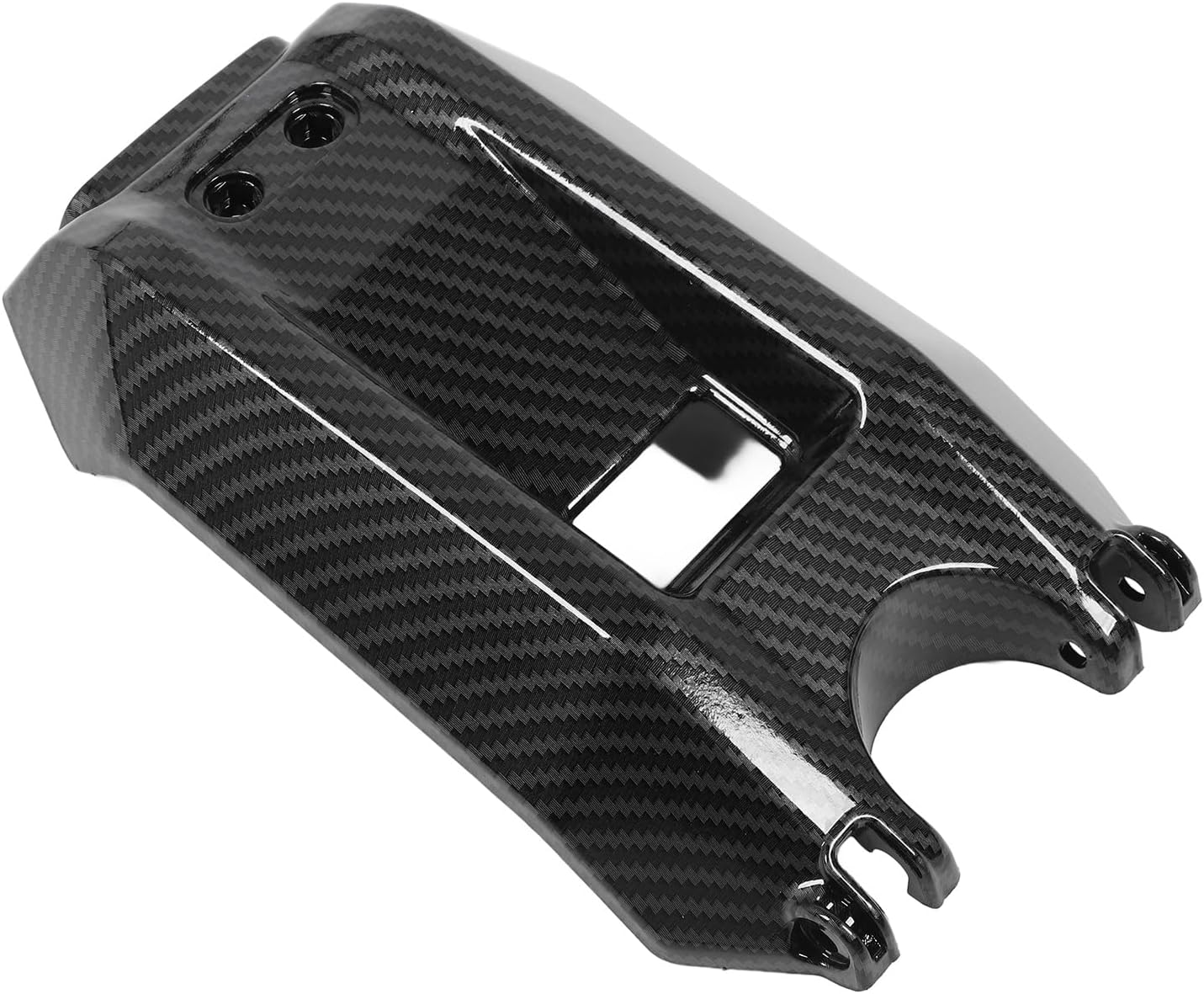 Electric Dirt Bike Battery Cover Carbon Fiber Pattern Battery Protector Replacement Fit for SUR Ron Light Bee X S image number 1