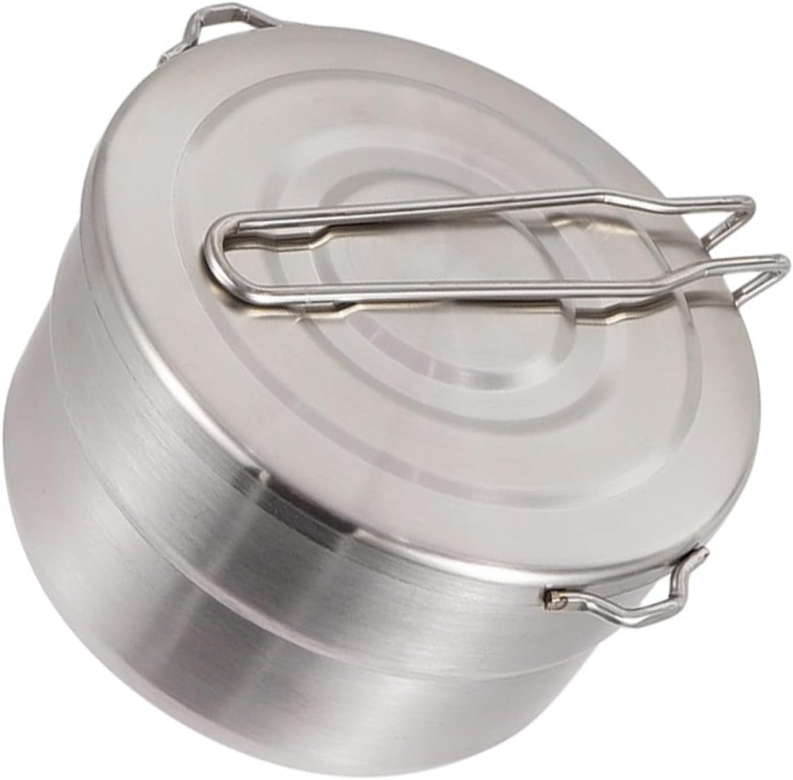 Lightweight Camping Cookware Portable Pot Hiking Picnic Folding Pot Outdoor image number 4