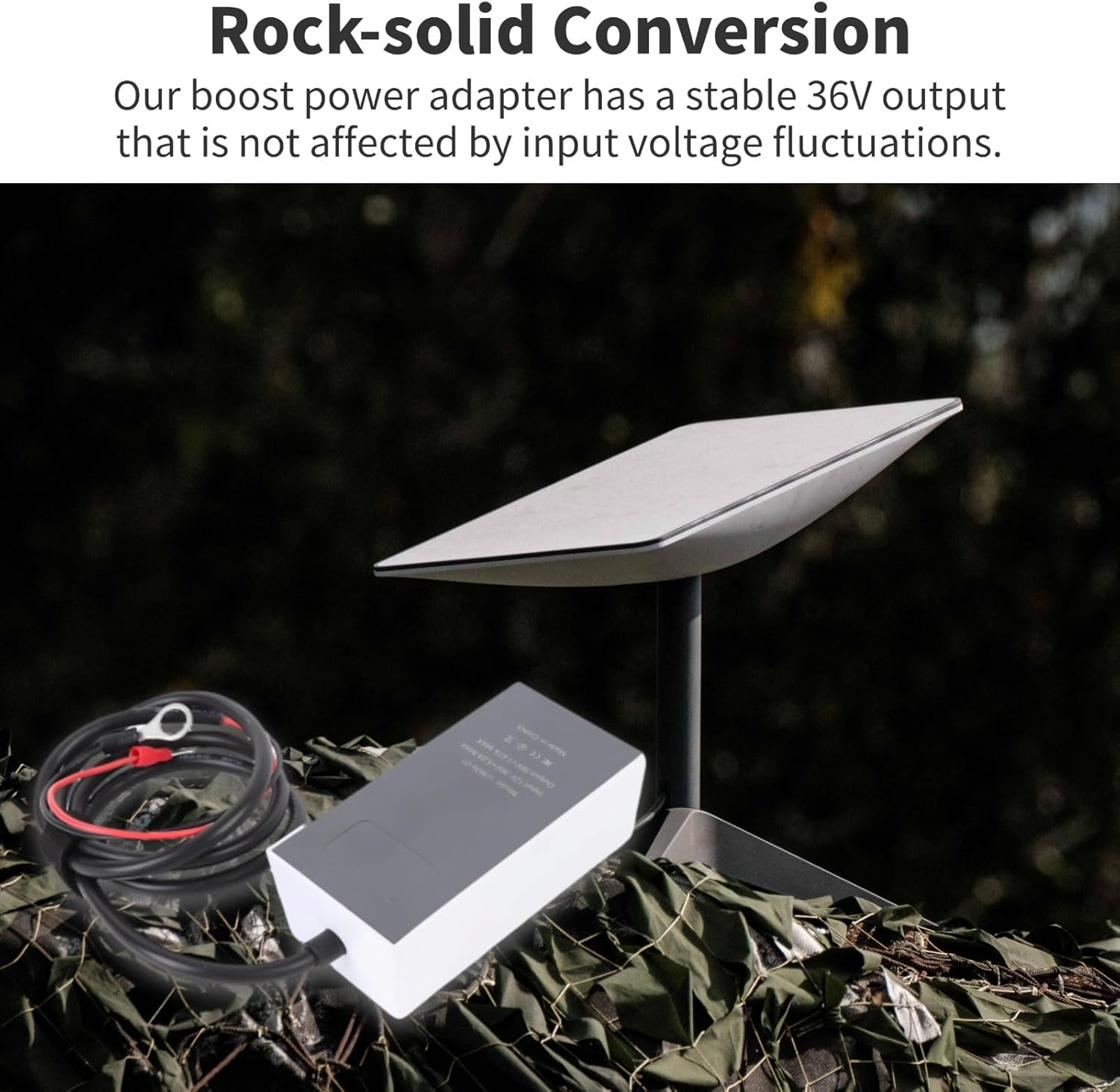 Diyeeni for Starlink Mini Step up Power Cable, 12-36V 5.2A to 36V 1.67A DC Boost Power Adapter Cord, 2 Circular Terminals, for Starlink Mini Accessories image number 6