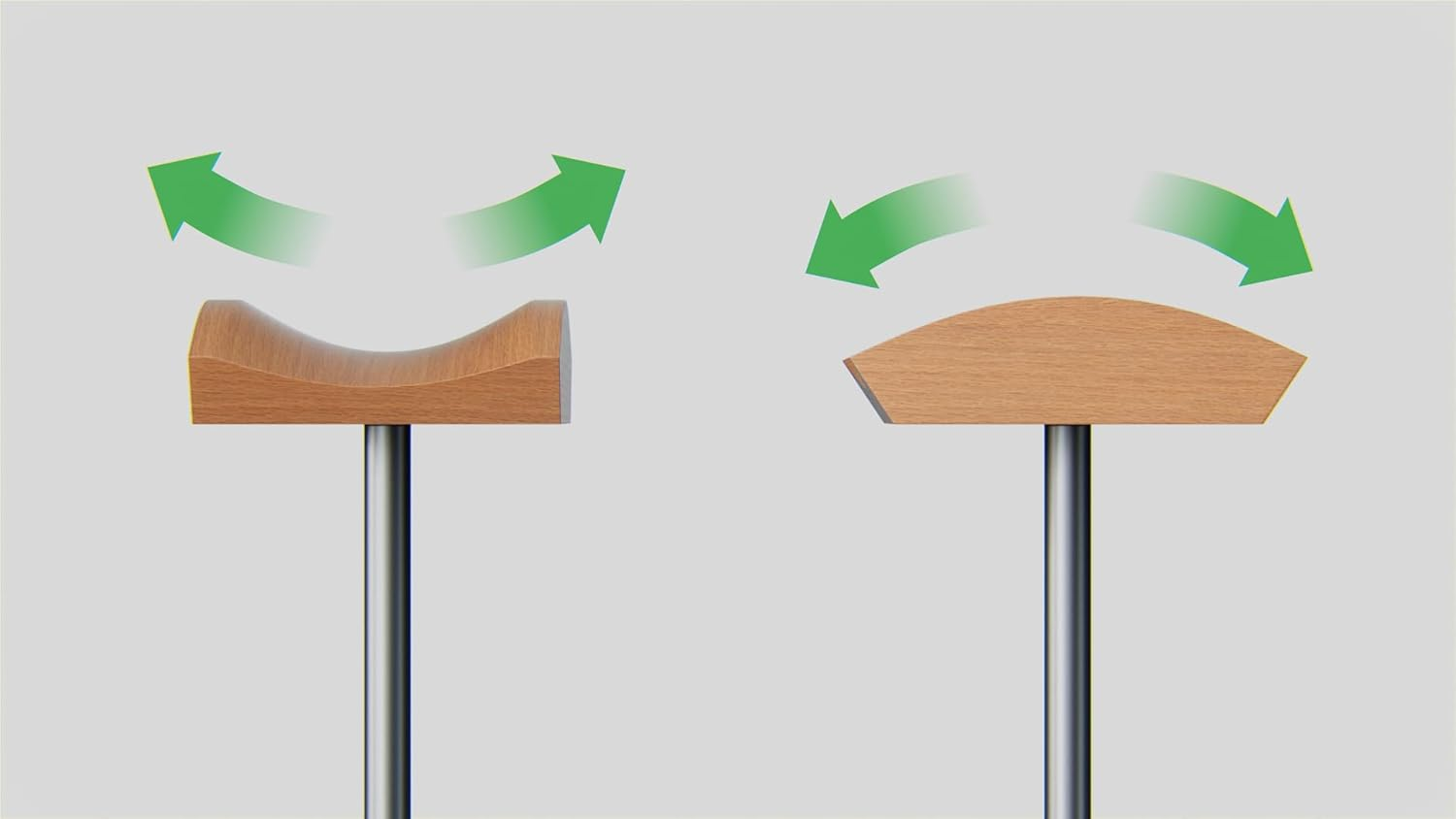 Wigmoa SS-M Wooden Headphone Stand &ndash; Solid Wood & Aluminum Headset Holder, Desktop Earphone Hanger with Sturdy Base, Stylish Gaming & Office Headphone Mount for All Headsets. (Walnut/Black) image number 2