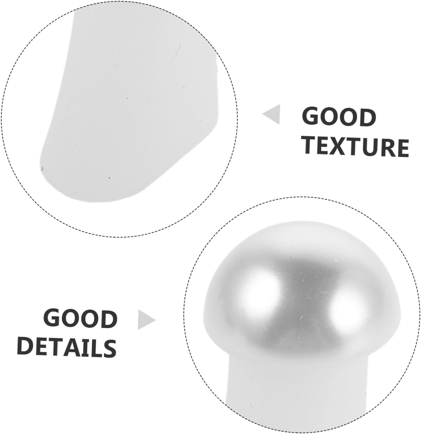 BATHVEVE 24Pcs Nail Toe Separator Nail Tools Pedicure Tools Toe Corrector Finger Separator Divider White Silica Gel