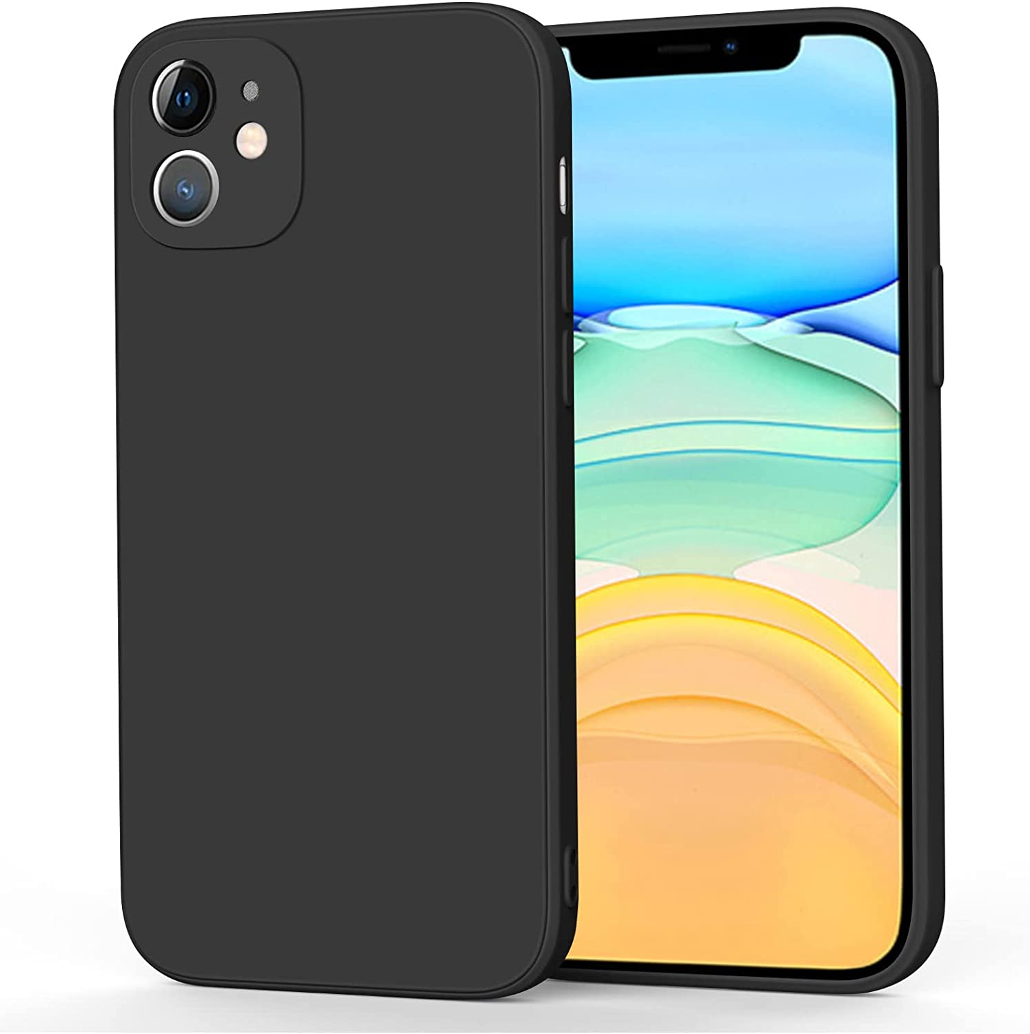 Silicone Case for Iphone 11 Case (2019) 6.1-Inch, Silky-Soft Touch Gel Rubber Cover, Full Protective Case, Shockproof Anti-Scratch Case Cover