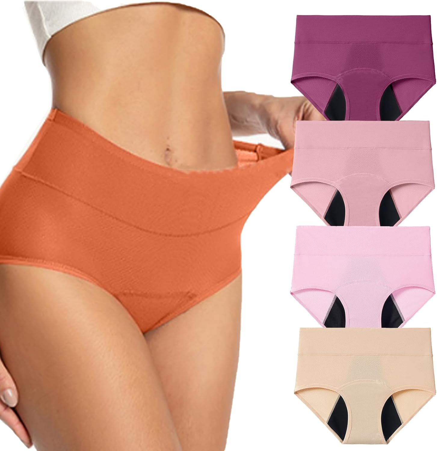 2026 New Aromira Lushybum Premium Comfort Leakproof Shaping Undies, Ciracla Lushybum Panties - Washable & Reusable Three Layer Leakproof Underwear