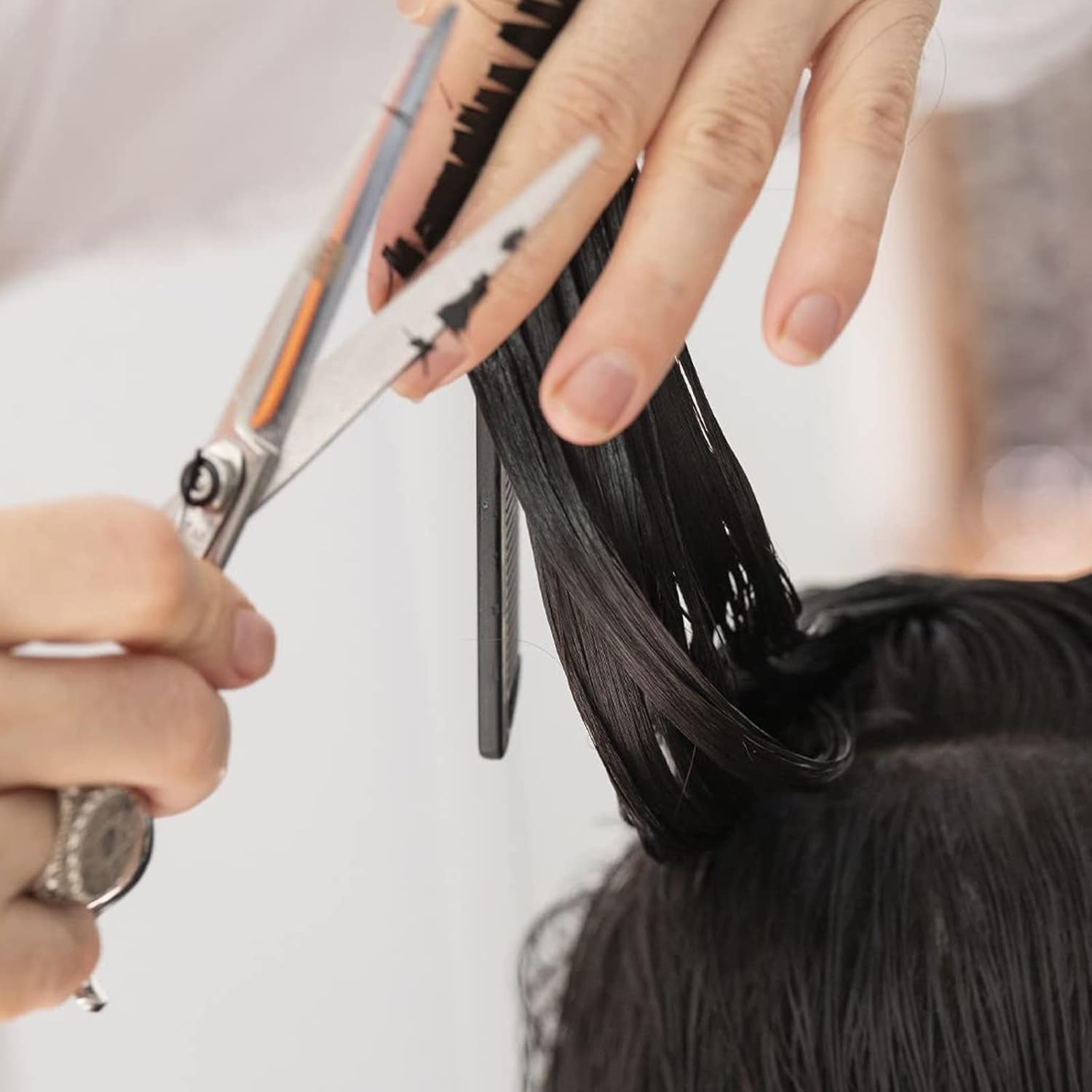 3-Piece Toupier Brush Set, Double Edges Brush and Comb, Bristles, Hair Brush, Comb Care Edges Brush, Combs, Robust Rat Tail Comb for Hairdresser, Women, Baby, Children