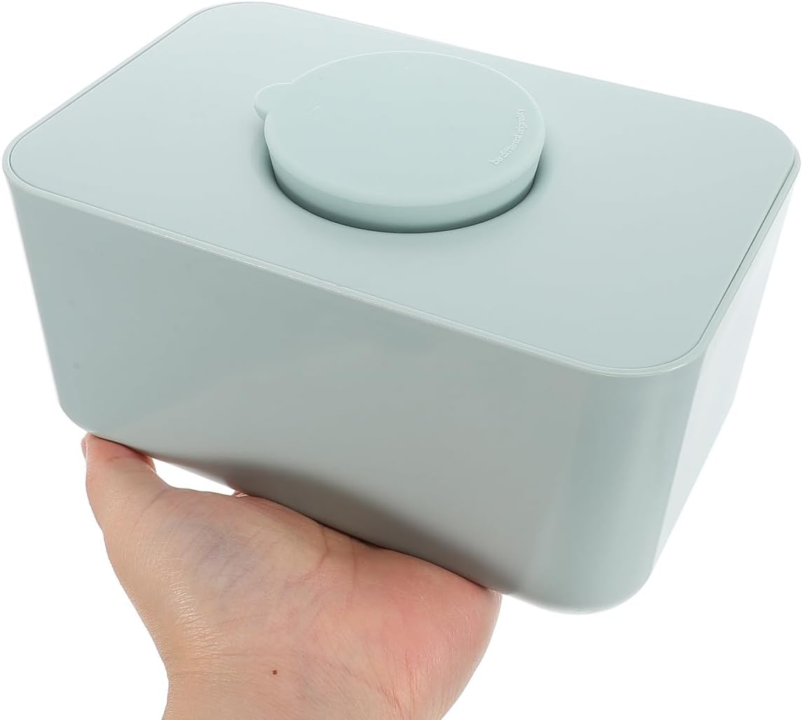 Wet Tissue Box Sealing Lid Silicone Material for Bathroom Use Compact Wipes Dispenser for Car Detailing image number 3