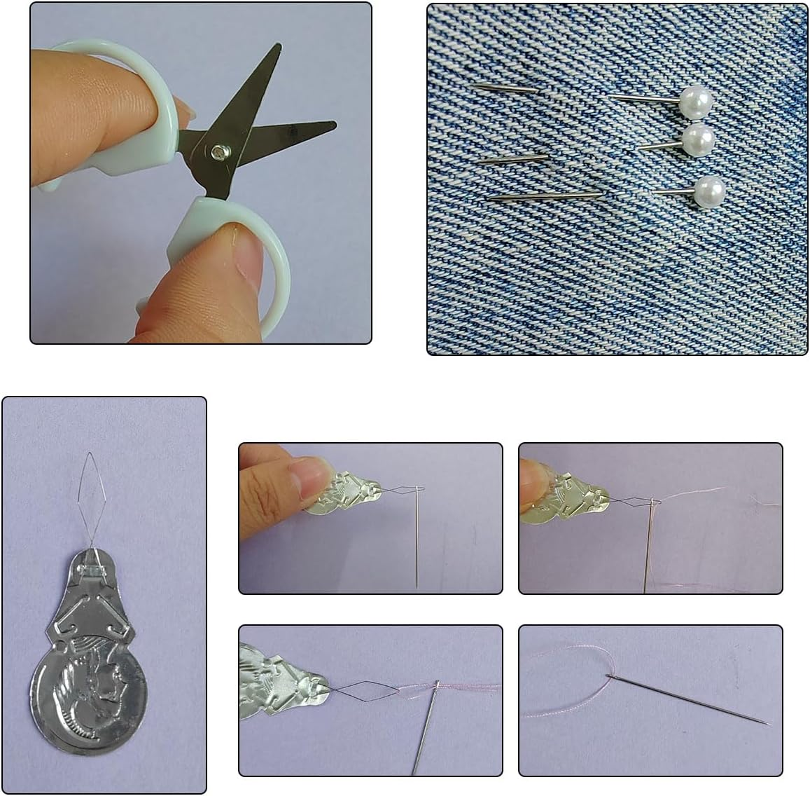 2 Pack Mini Travel Sewing Kit, Portable Sewing Kit image number 4