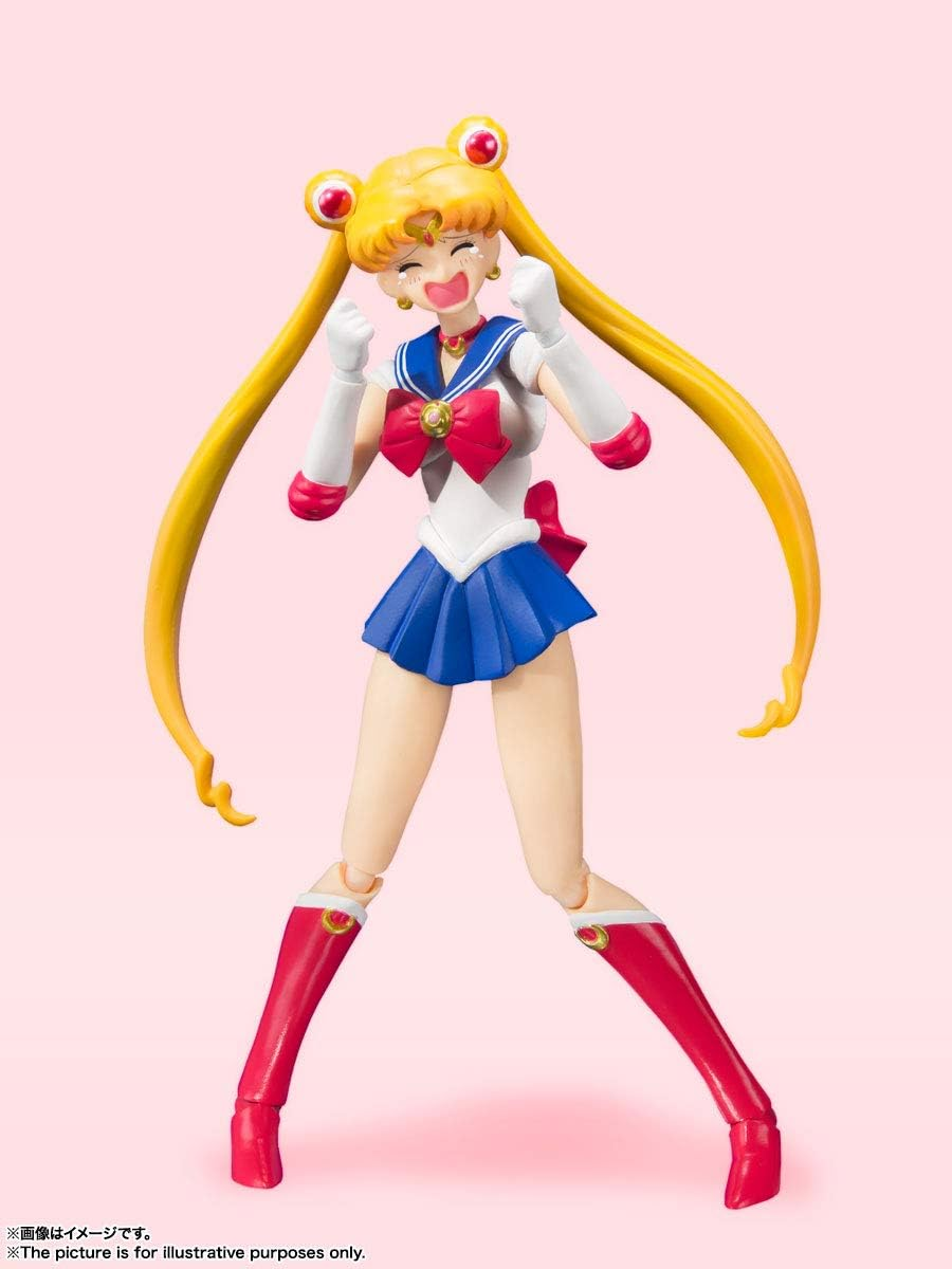 Sailor Moon (Animation Color Edition) Pretty Guardian Sailor Moon, Bandai S.H. Figuarts image number 2