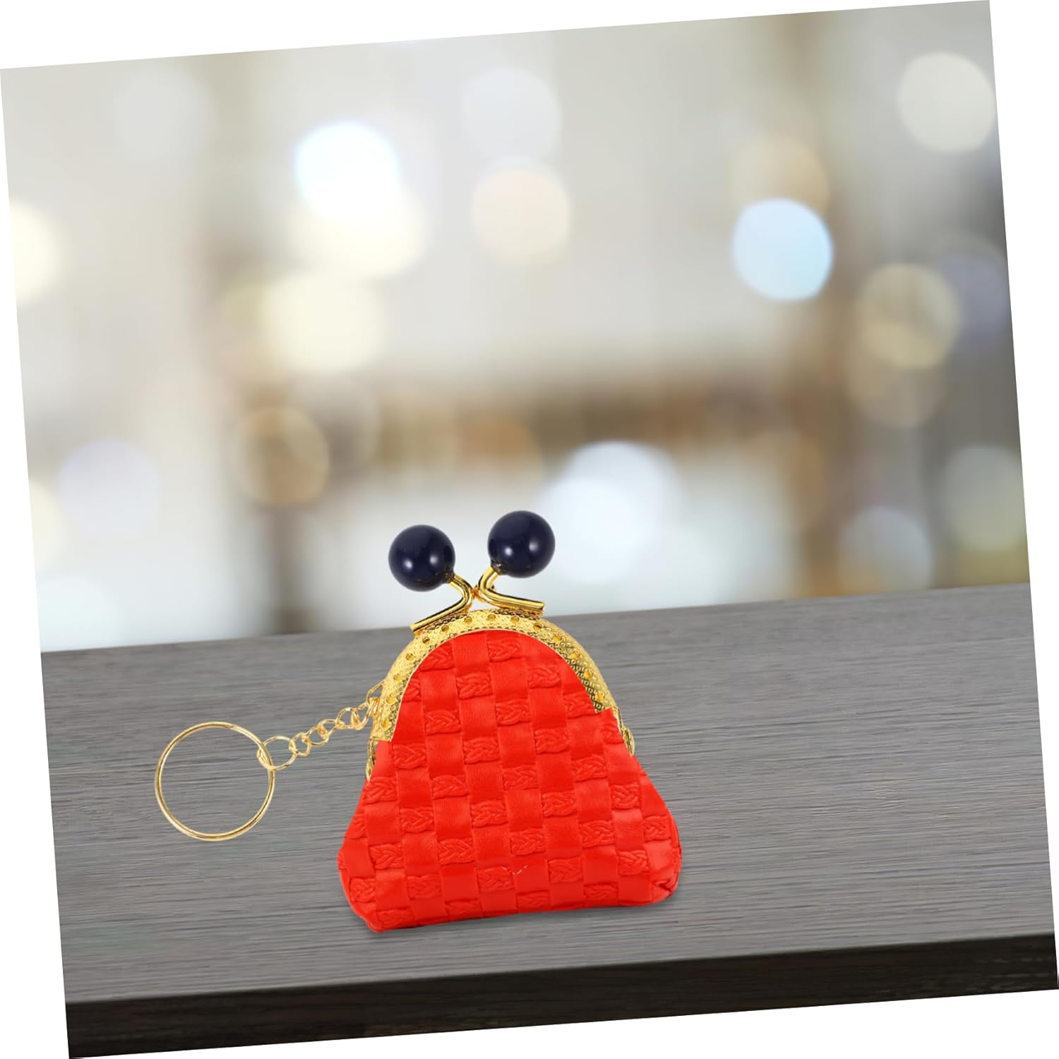 Tofficu 10Pcs Metal Purse Clasp Frame for DIY Handbag Craft Keychain Wallet Accessory Bag Bead Lock Clasp for Women Coin Purses Pouches image number 5