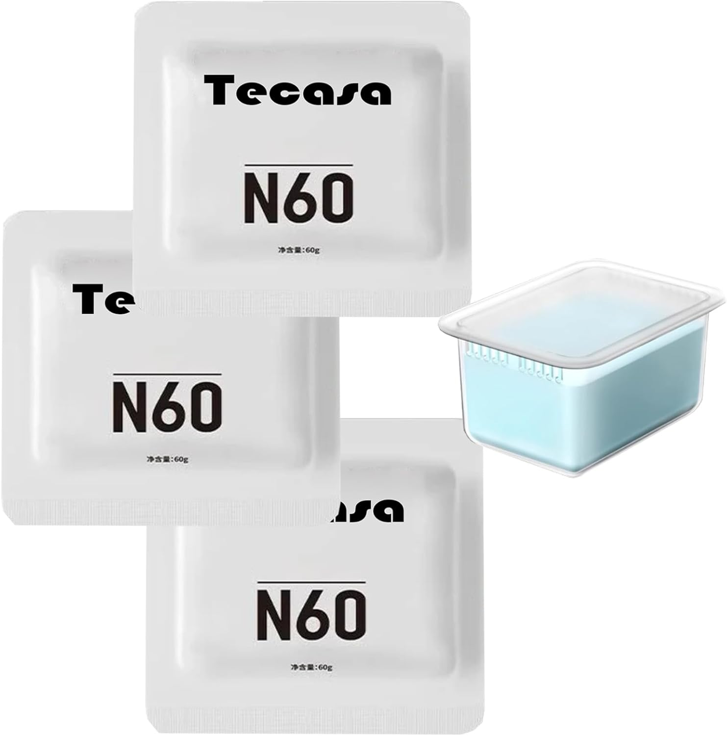 Tecasa Pack of 3 Odour Eliminator for Purobot Ultra & Purobot Max Pro Self-Cleaning Cat Litter Box, Odour Control, Removes Stubborn Odours Fibre Deep