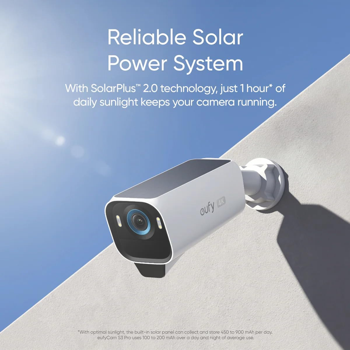 Eufy Security Eufycam S3 Pro 2-Cam Kit, Solar Camera Outdoor Wireless, Maxcolor Night Vision, 4K Security Camera with Solar Panel, Face Recognition AI, Expandable Local Storage, No Monthly Fee image number 2