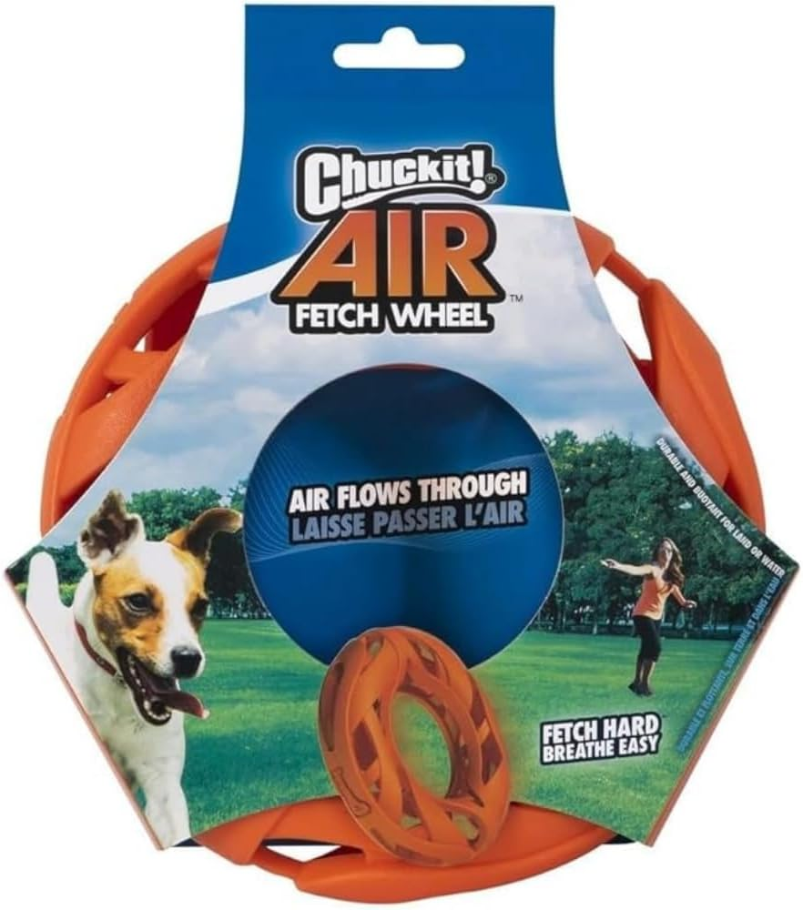 Chuckit Air Fetch Bumper Dog Toy, Orange