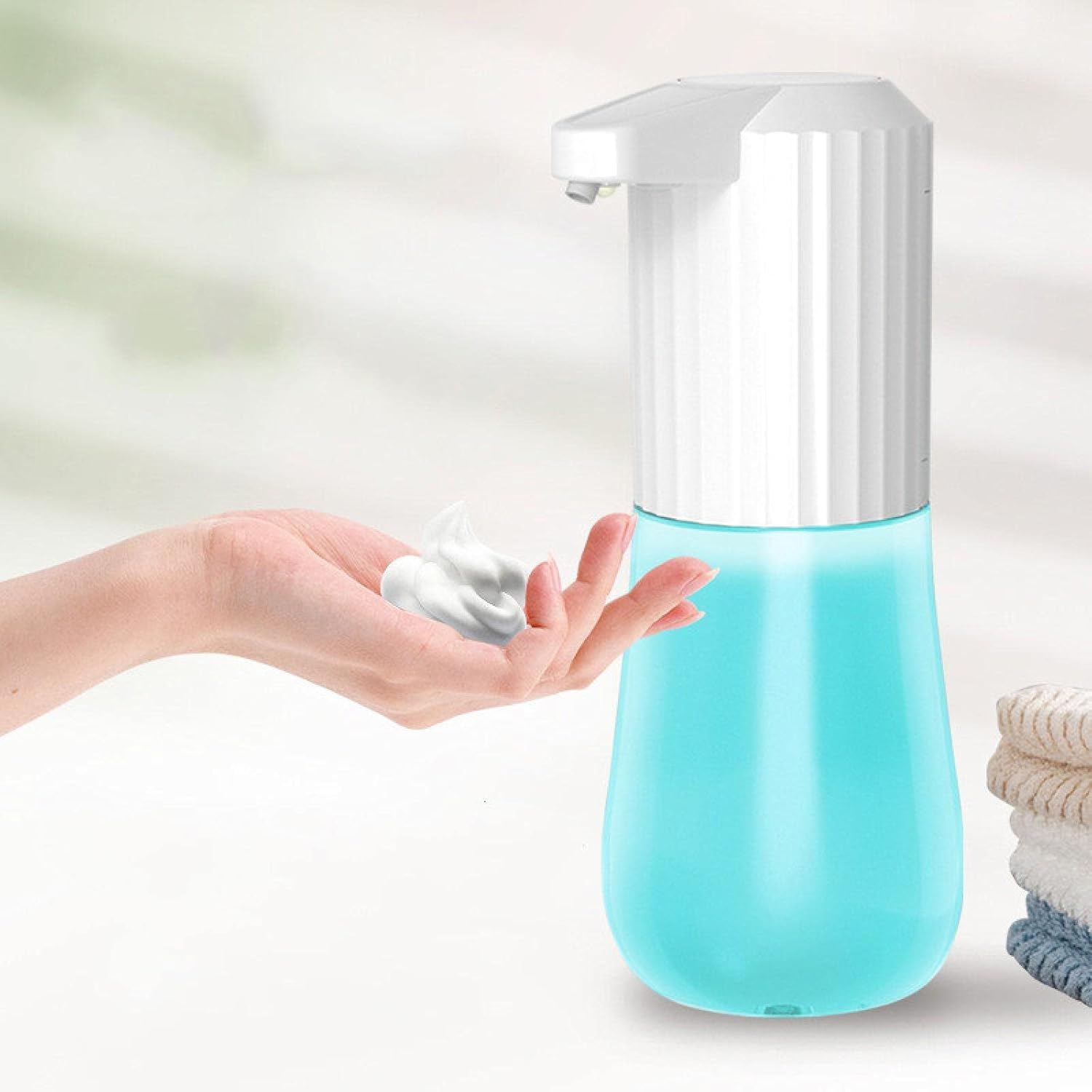 Automatic Induction Foam Soap Dispenser, Home Shopping Center Disinfection Induction Automatic Soap Dispenser Bathroom Induction Foam Soap Solution image number 1