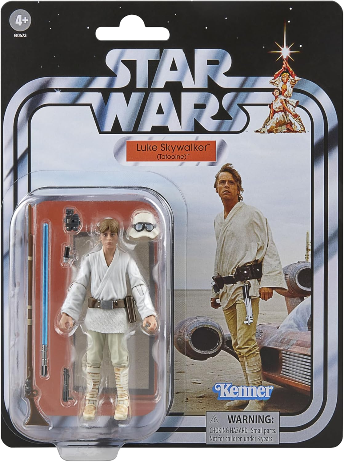 Star Wars the Vintage Collection Landspeeder & Luke Skywalker (Tatooine), Star Wars: a New Hope 3.75 Inch Collectible Action Figure & Vehicle image number 3