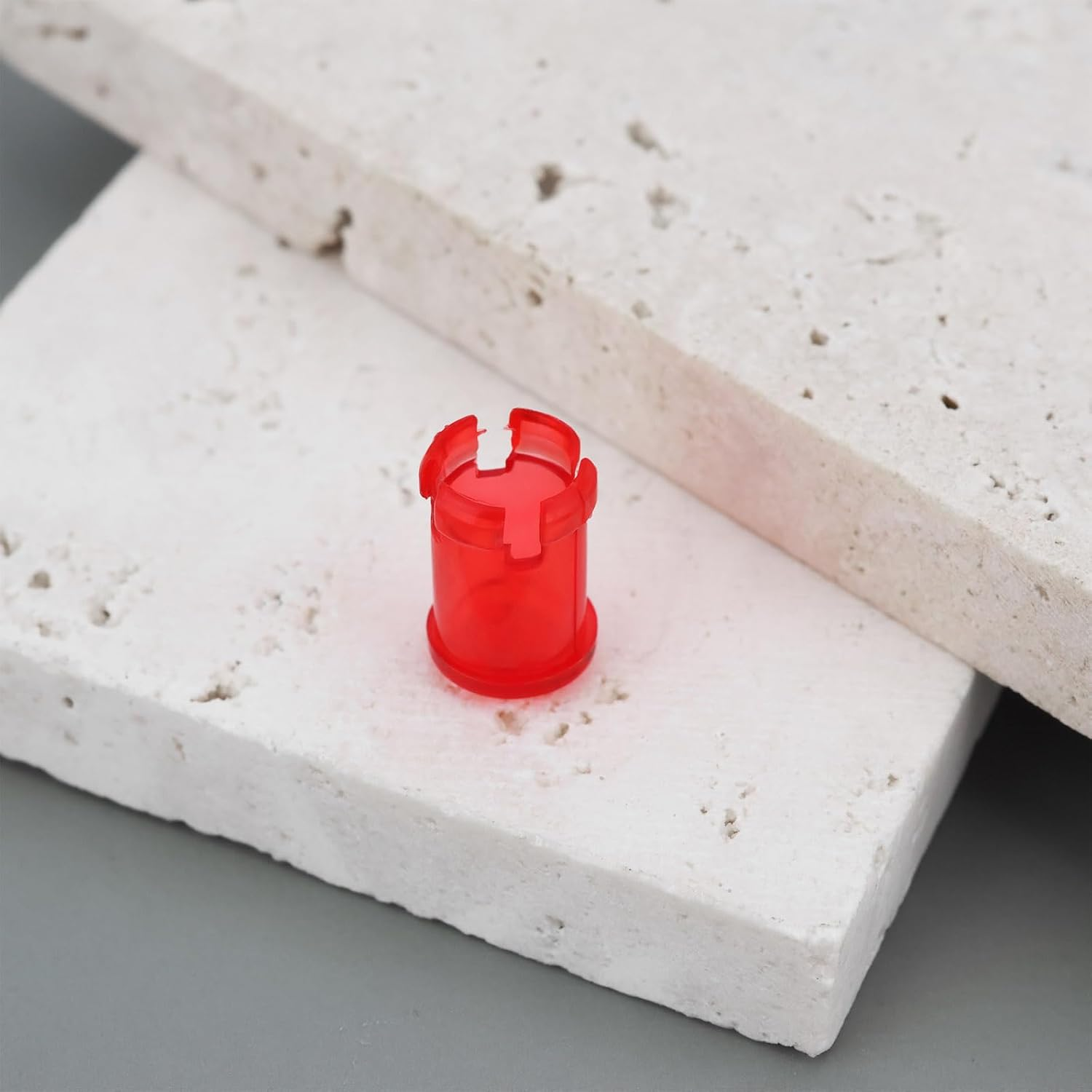 Be in Your Mind 10 Pieces Red 5 Mm LED Lamp Holder Lens Holder Cap for 5 Mm LED Bulbs