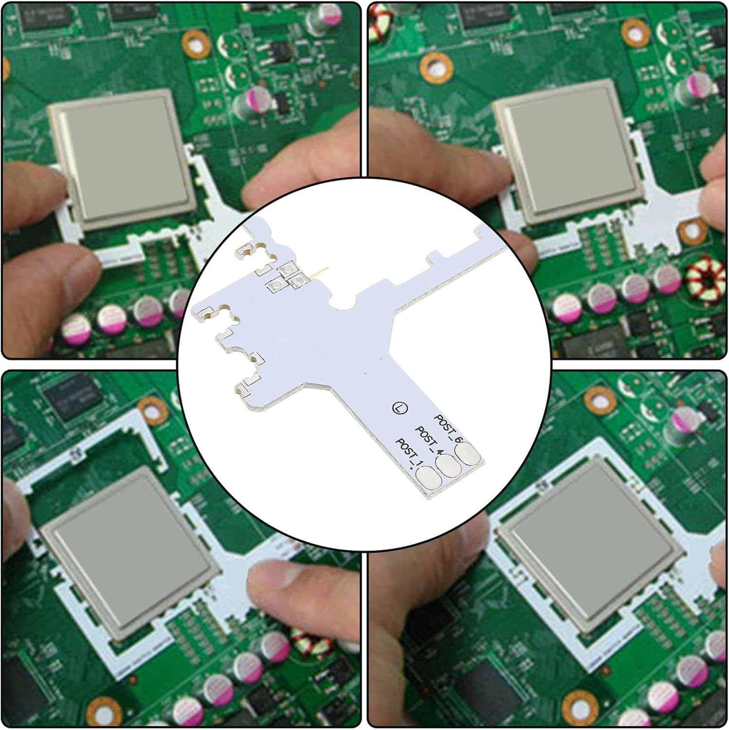 VGOL 2Set CPU Postfix Adapter Compatible with Corona V3 V4 Tool Repair Part PCB Game Console CPU Postfix Adapter Compatible with Xbox 360 image number 6