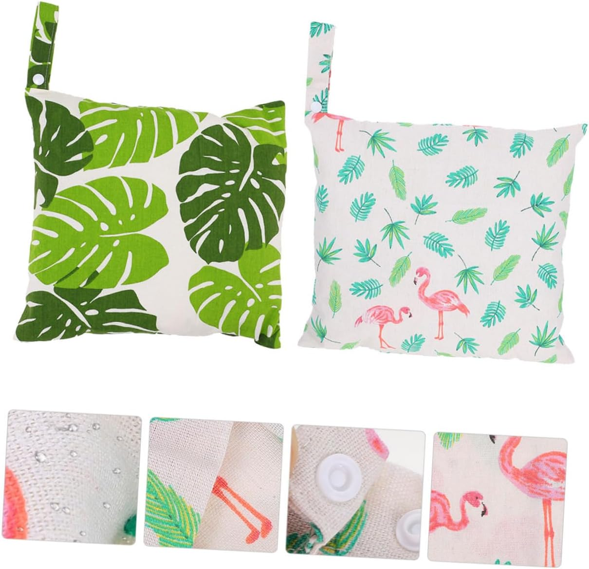 ERINGOGO 4Pcs Portable Diaper Storage Bags for Nappies for Travel Shopping and Daily Use and Wear-Resistant Organizer image number 3