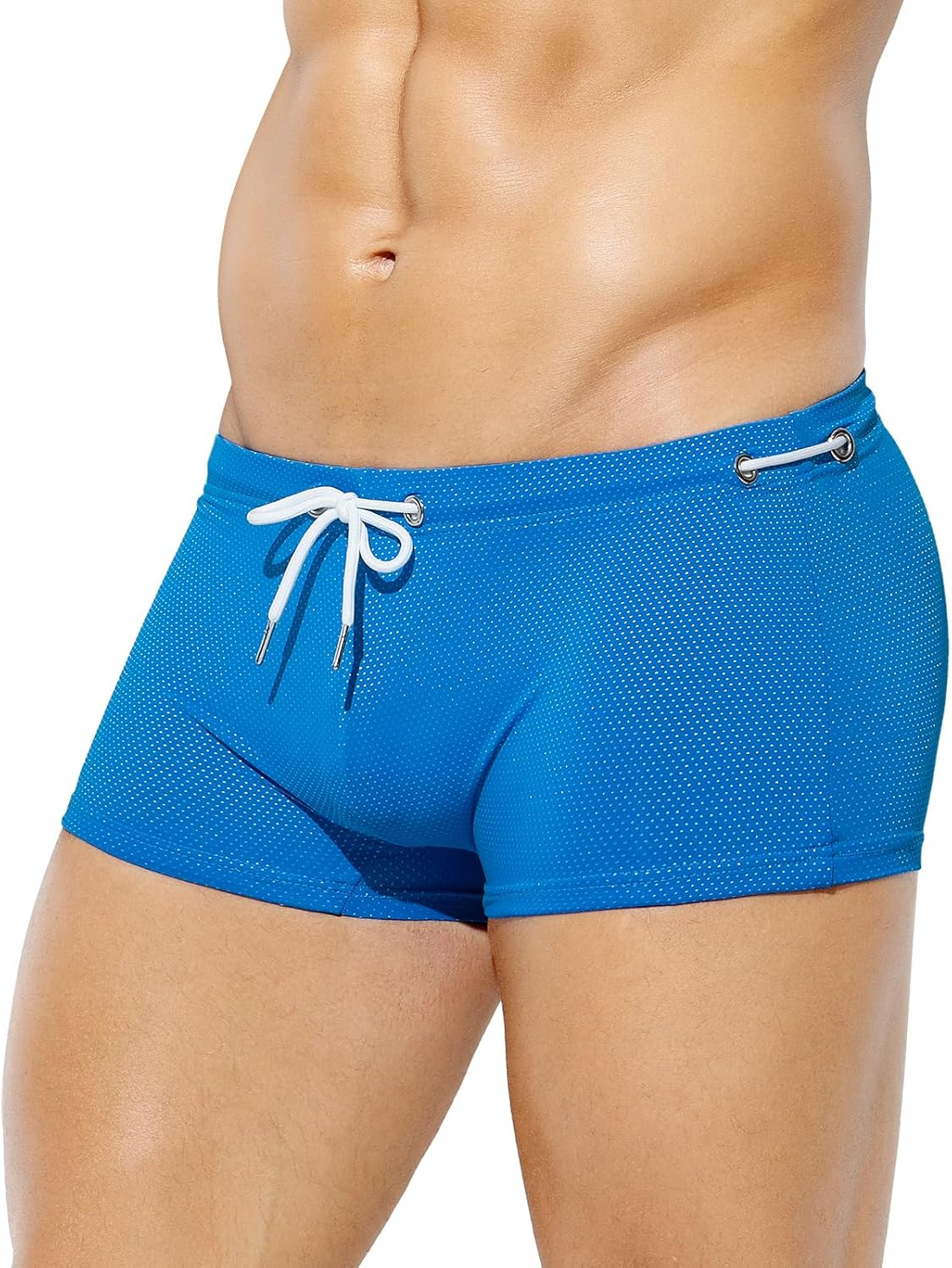 Casey Kevin Men'S Swimwear Sexy Swim Briefs Beach Bikini Sport Swimsuit Low with Drawstring AK2199 1Pcs