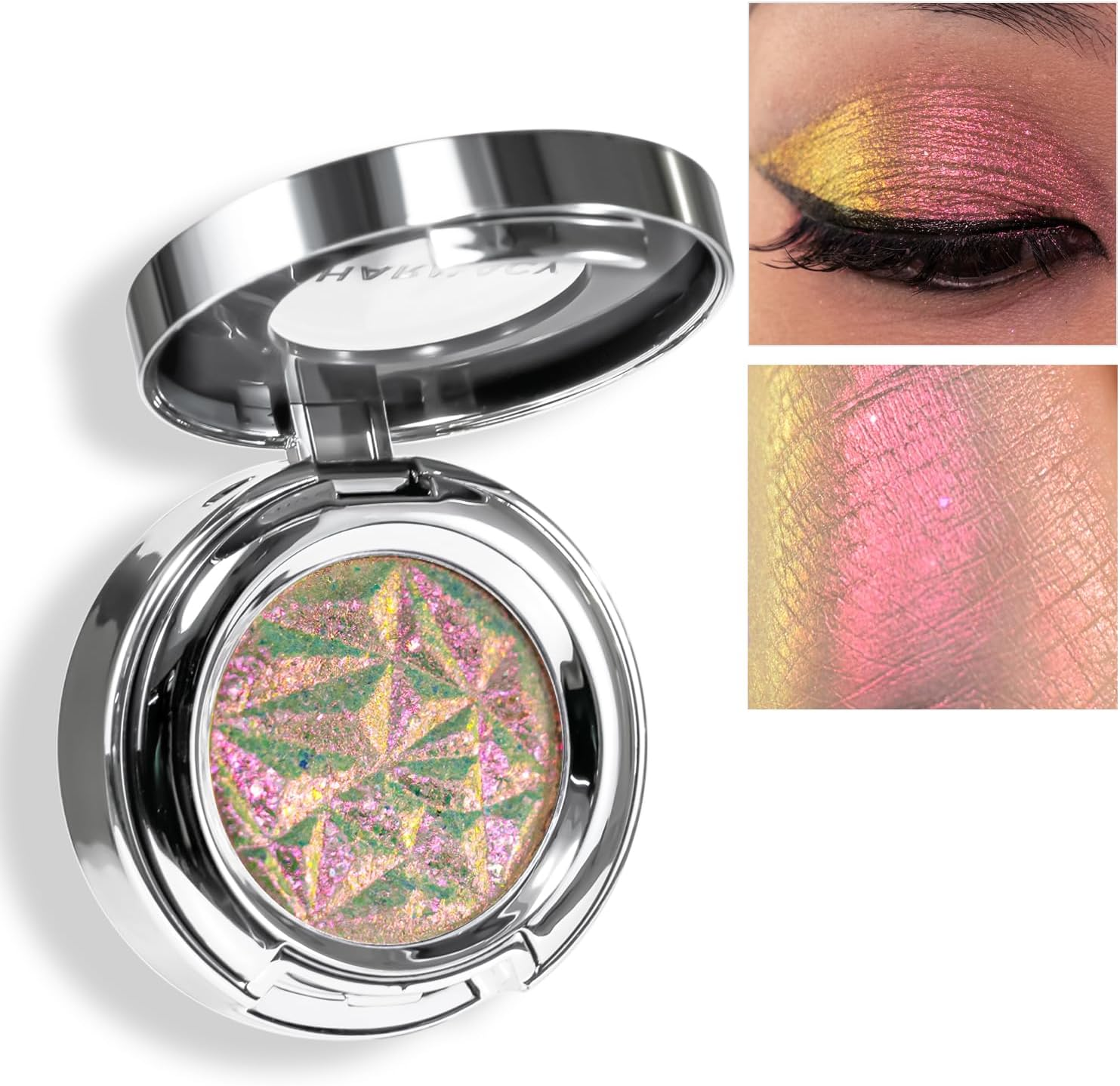 CHARMACY Multichrome Eyeshadow, Insane Shifters Chameleon Eyeshadow, Creates High-Impact, Glitter Metallic Eye Looks, 100% Vegan and Cruelty Free, 1.9G (#809) - 804 image number 5