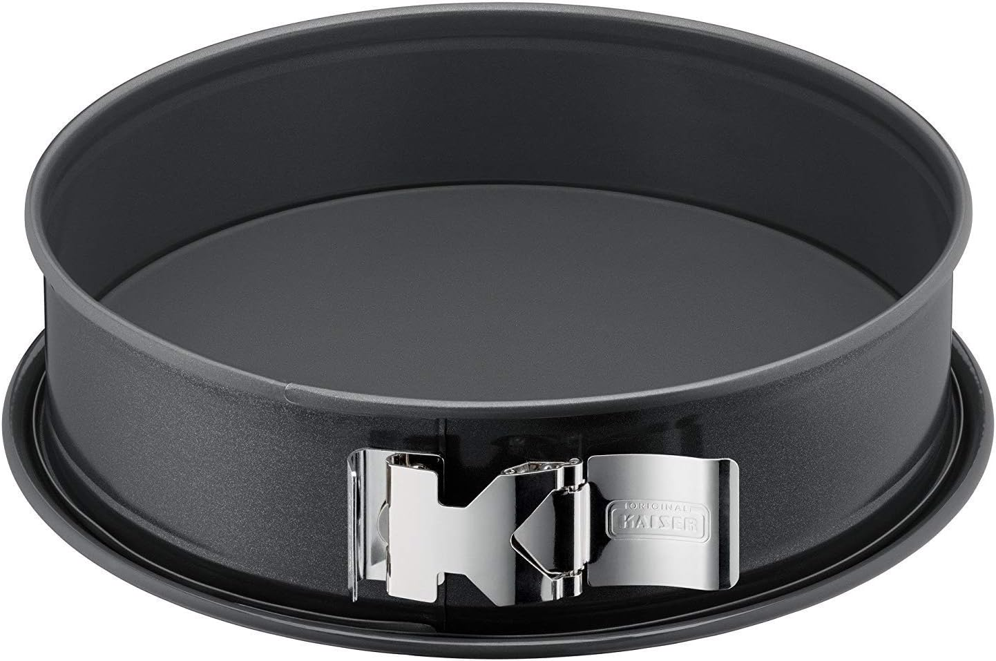 Original Kaiser La Forme plus Springform Cake Tin, 30 Cm, Round, Flat Base, Safeclick Closure, Cake Tin with Enamel Base, Non-Stick Coating, Cut-Resistant, Leak-Proof image number 4