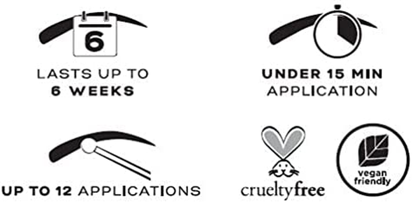 Eylure Dybrow Permanent Tint for Brows Dye Kit Mid Brown image number 3