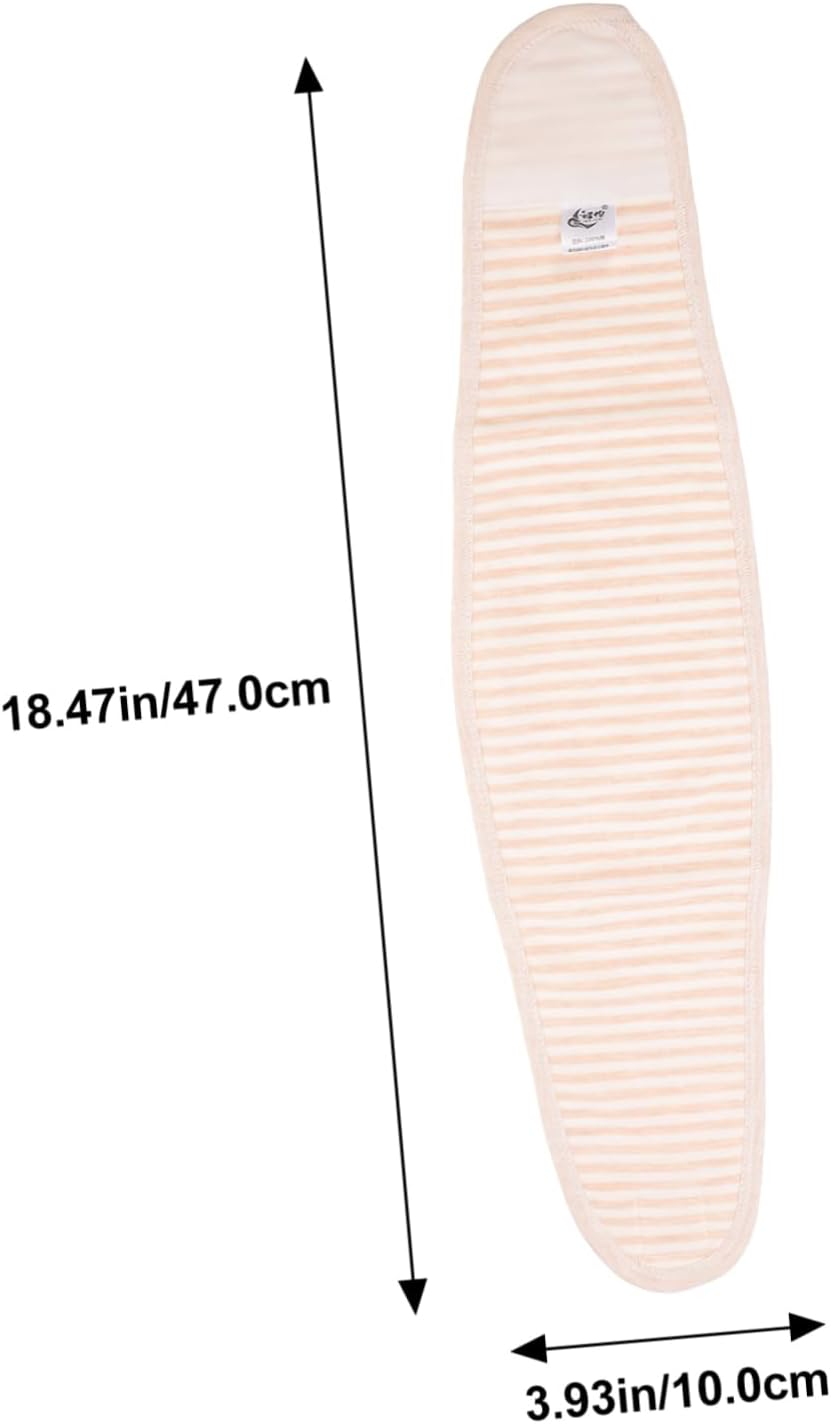 4Pcs Baby Belly Band Navel Belt for Newborn Infant Skin Color Soft Breathable Navel Support for Newborns and Boys and Girls image number 6