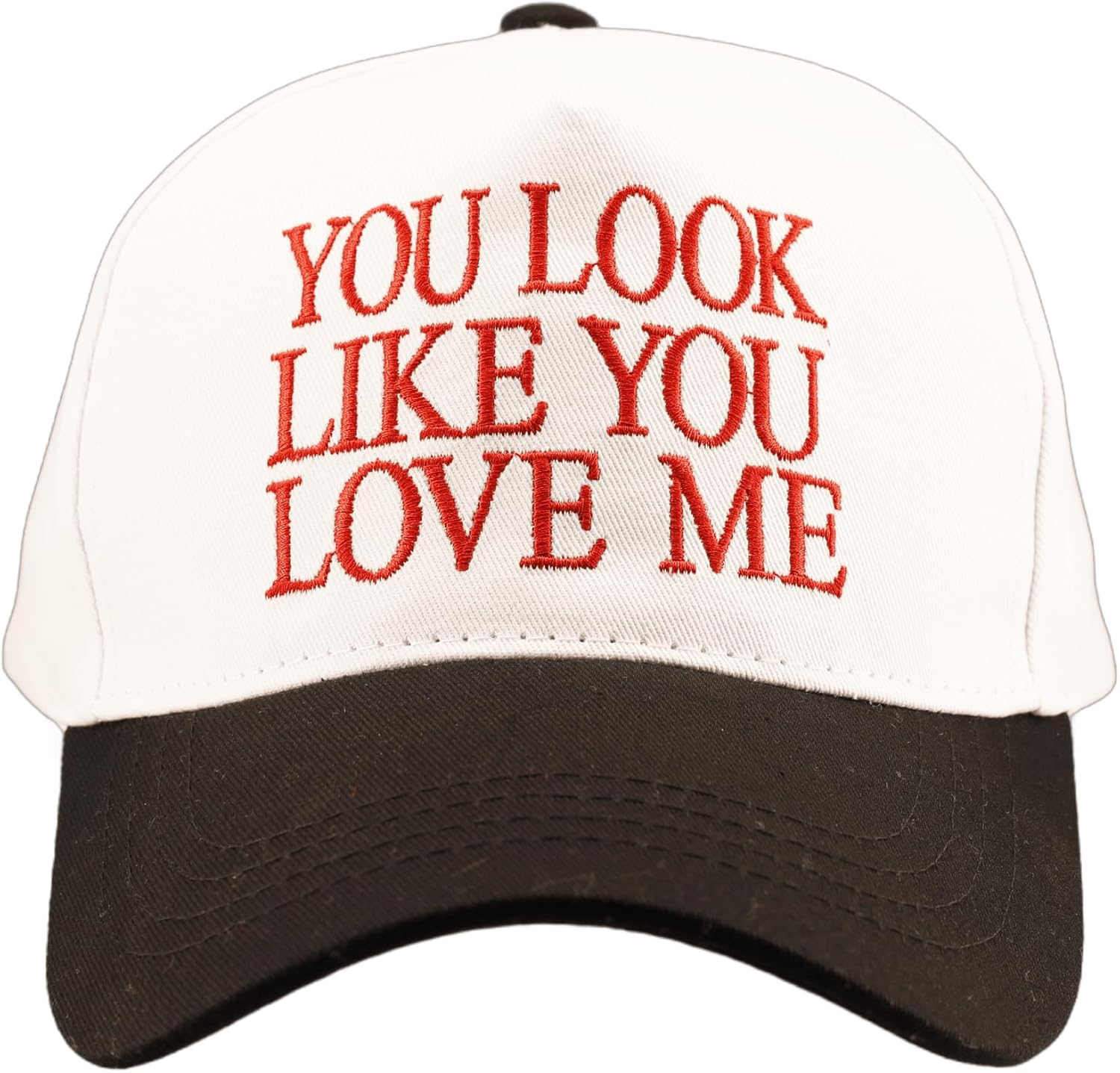 Two-Toned Embroidered Lettering Dad Hat Original Classic Vintage Low Profile Baseball Cap Adjustable Plain Snapback