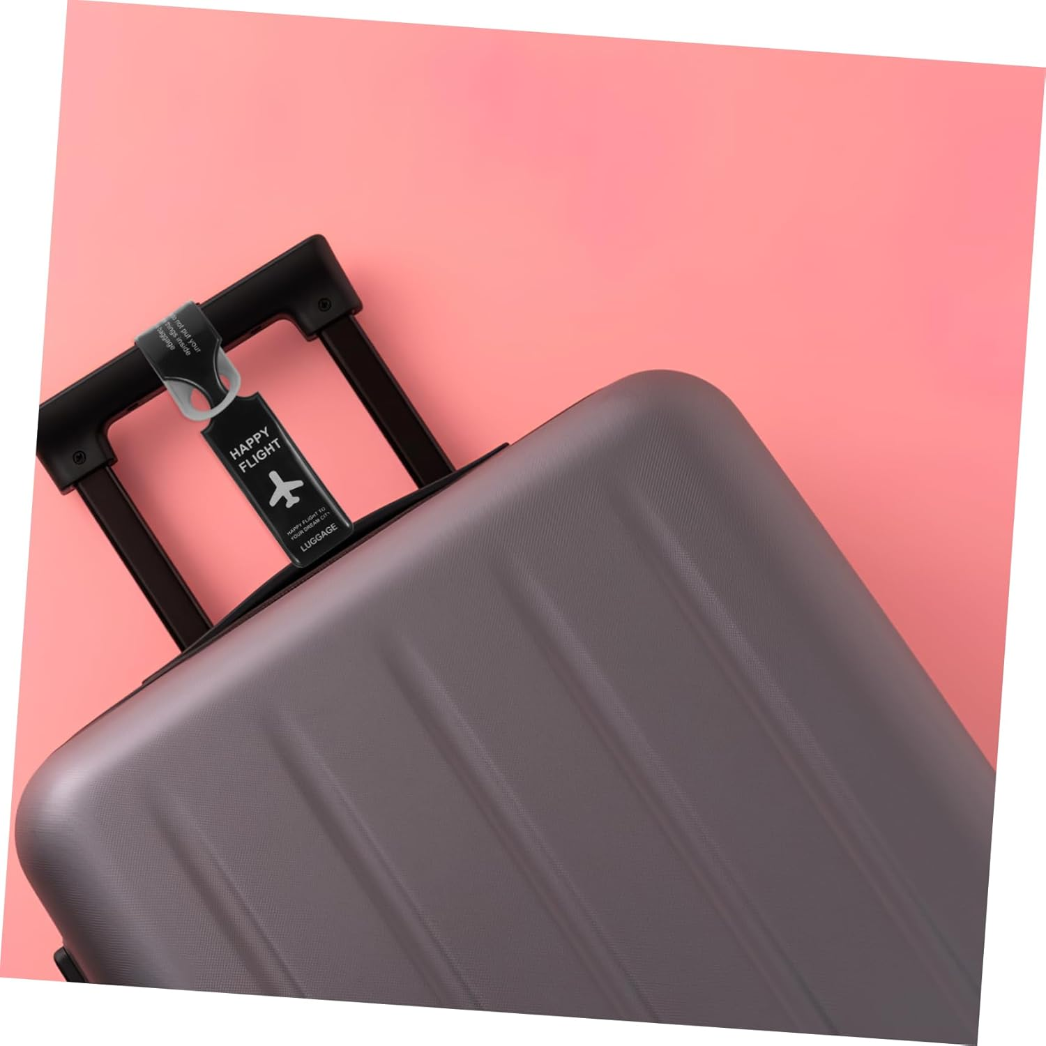 COLLBATH 4Pcs Luggage Tags Travel Tag Luggage Strap Suitcase Id for Baggage Boarding image number 6