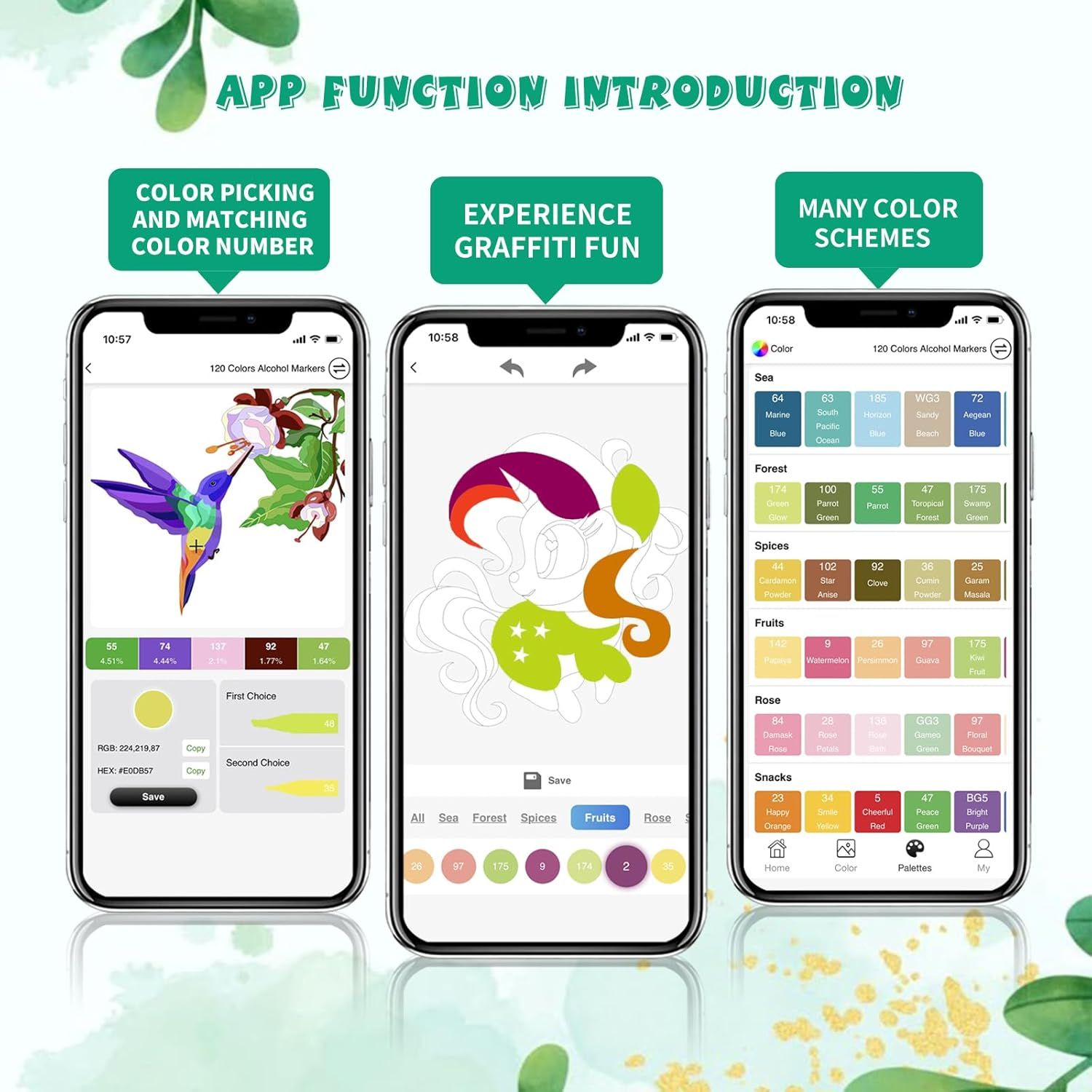 200 Colors Alcohol Markers with App, Dual Tip Art Markers with Kickstand Case for Artists, Adults and Kids. Alcohol Based Markers for Coloring, Painting, Sketching and Drawing, Great Gift image number 4