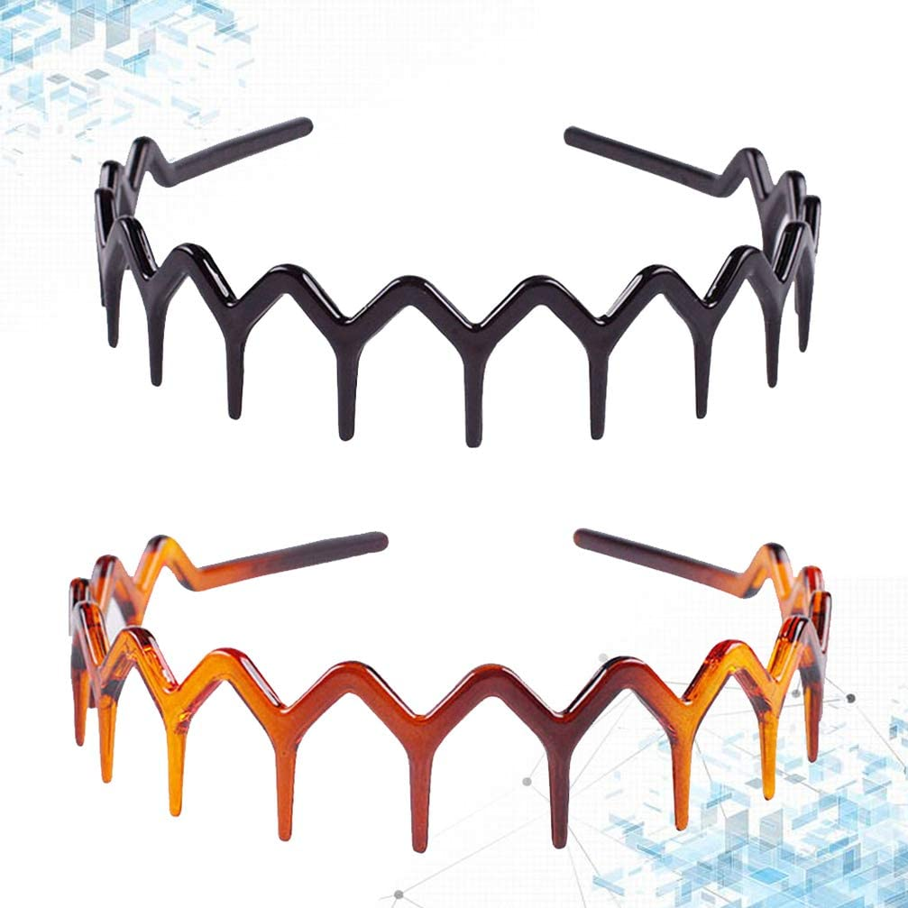 Solustre 2Pcs Shark Headband Hair Hoop Hairband Accessory for Womens Lady Girls image number 6