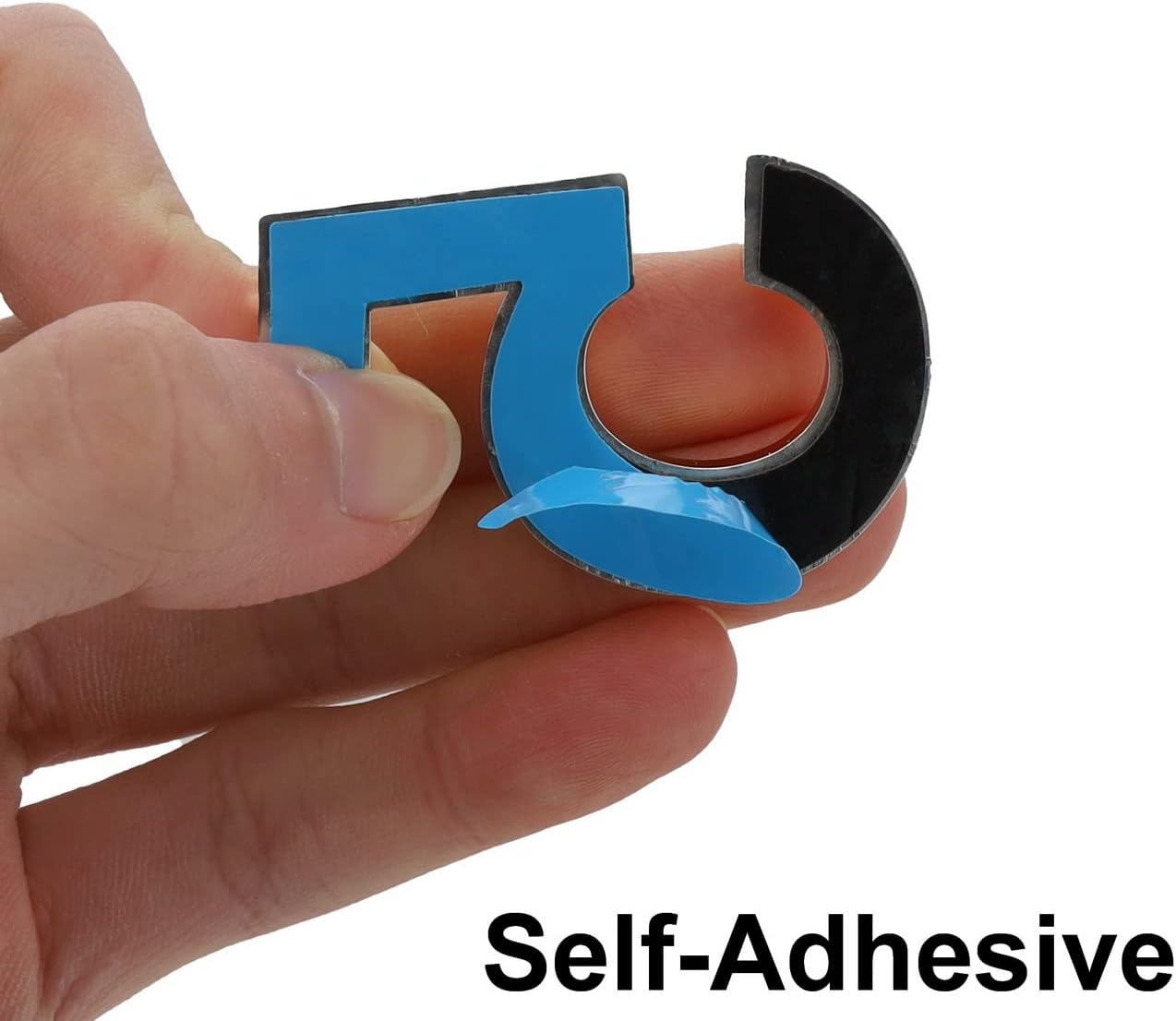 Woration 10 Pcs Mailbox Numbers 0-9 Self-Adhesive 2 Inch Stickers Door Address Number Signs for Hotel Room Apartment Office Residence House Cars Trucks Gold Decoration Project image number 1