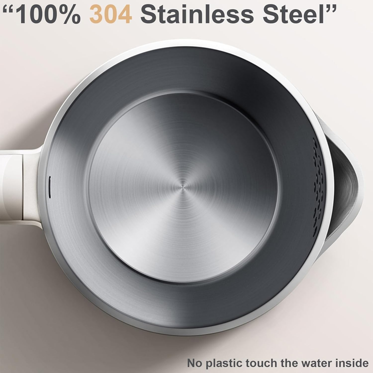 Xiaomi MIJIA Electric Kettle C1, 304 Stainless Steel Interior, Bpa-Free, Double Wall 1.5L Hot Water Boiler, 1500W Tea Kettle with Auto Shut-Off & Boil Dry Protection, LED Indicator image number 1