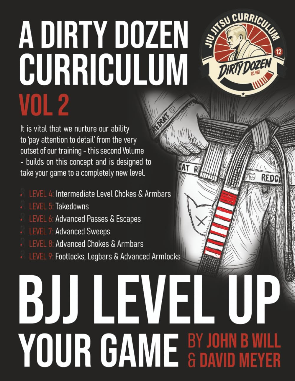 BJJ - Level up Your Game: Volume 2 of the Dirty Dozen BJJ Curriculum image number 1