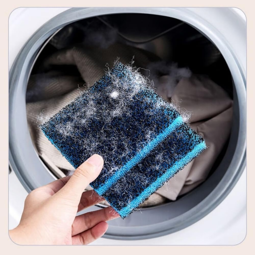 Pet Hair Remover for Laundry, Reusable Washing Machine Pet Hair Catcher- Pet Fur, Hair, Lint and Dander, Dog & Cat Hair Remover for Clothes (Blue-6Pcs) image number 5
