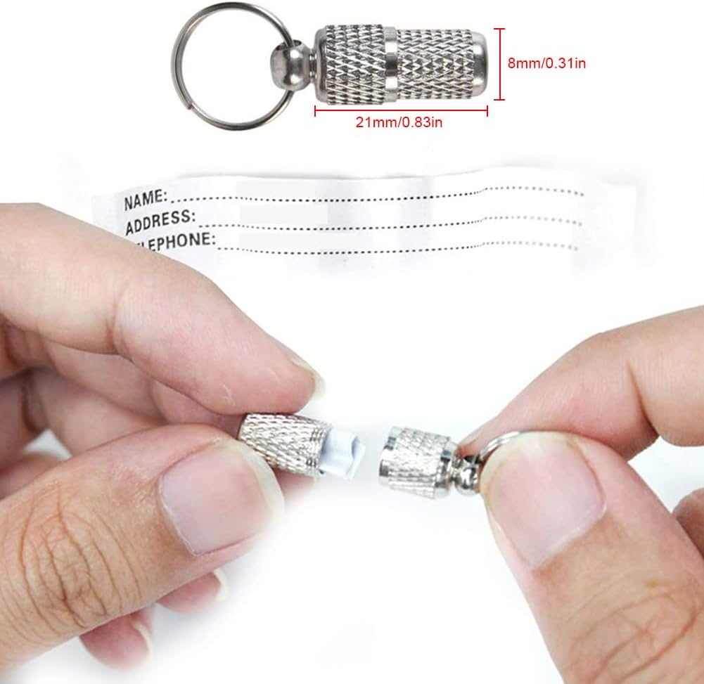 Reflective Cat Collar, Adjustable, Address Capsule, Pack of 3 Cat Collar, Reflective Cat Collar with Safety Clasp and Bell, Address Tag for Dogs Cats, Cat Collar image number 3