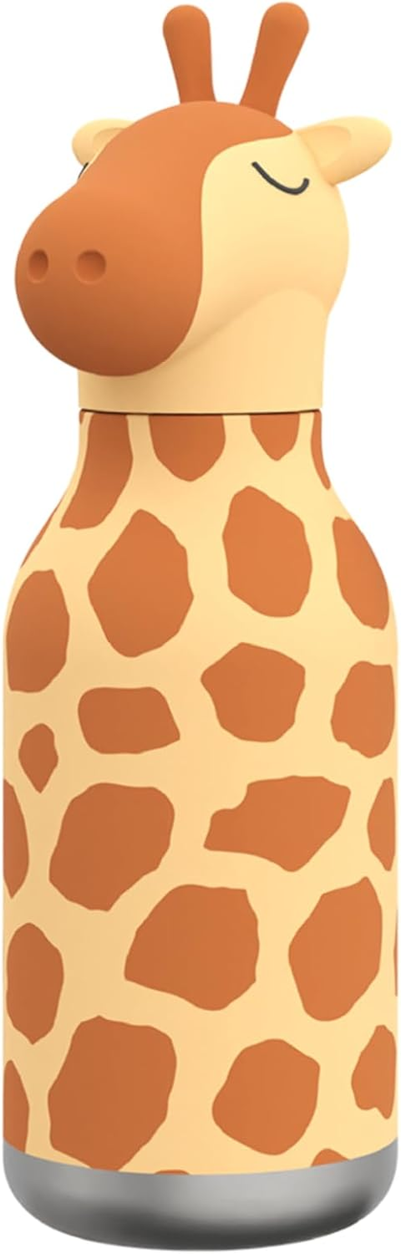 Asobu Bestie Giraffe Double Wall Insulated Water Bottle, Brown, 460 Ml Capacity image number 1