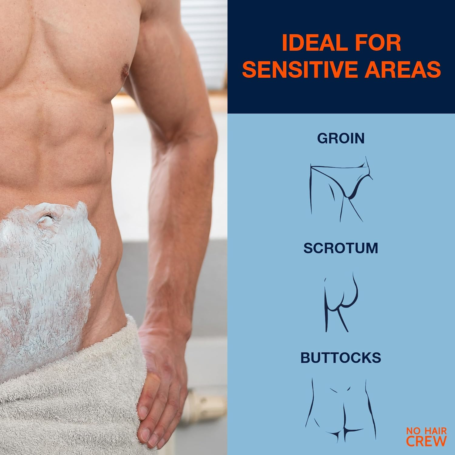 - - Intimate Hair Removal Cream - for Men image number 4